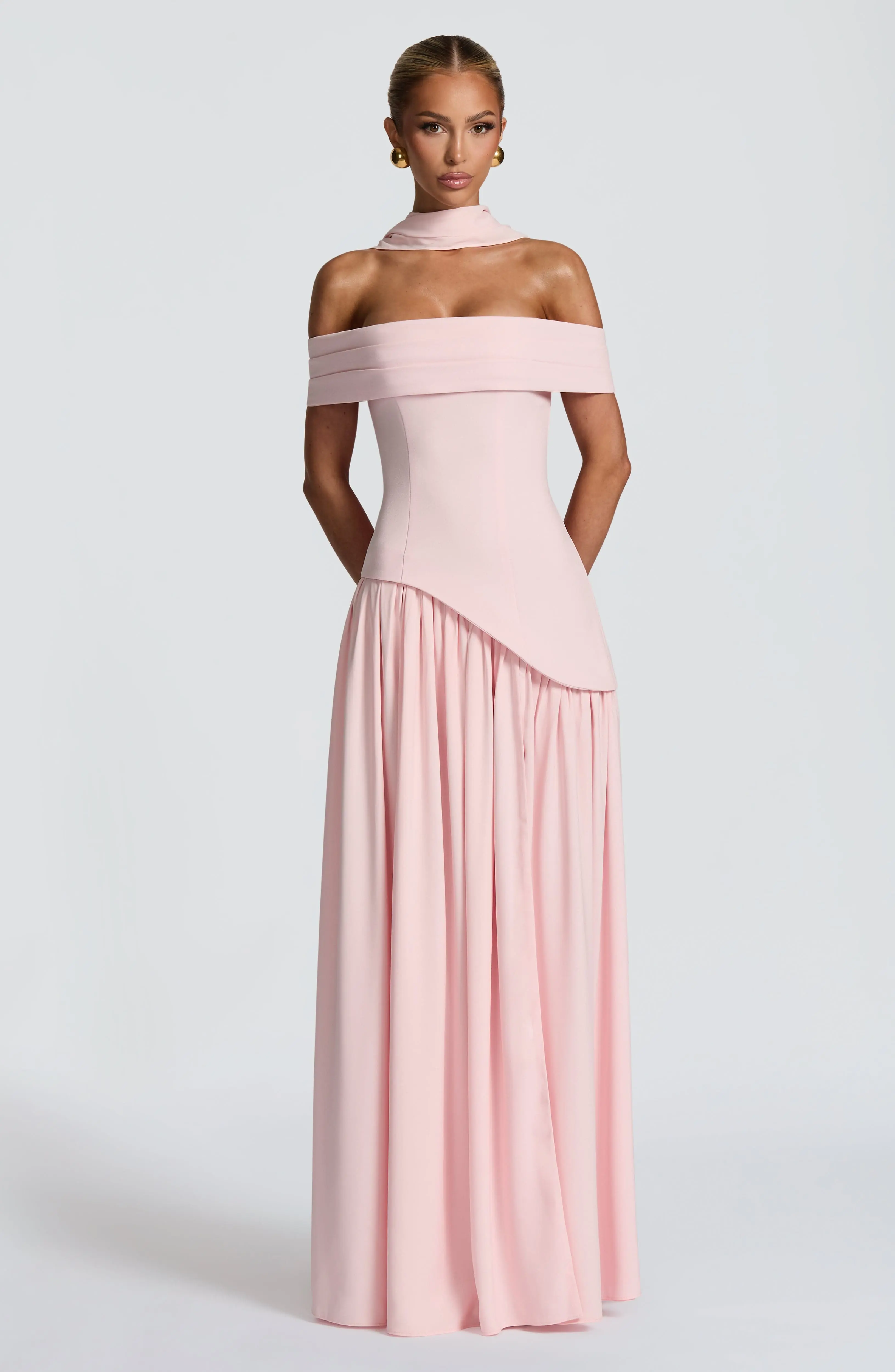 Delilah Maxi Dress - Blush - Image 4