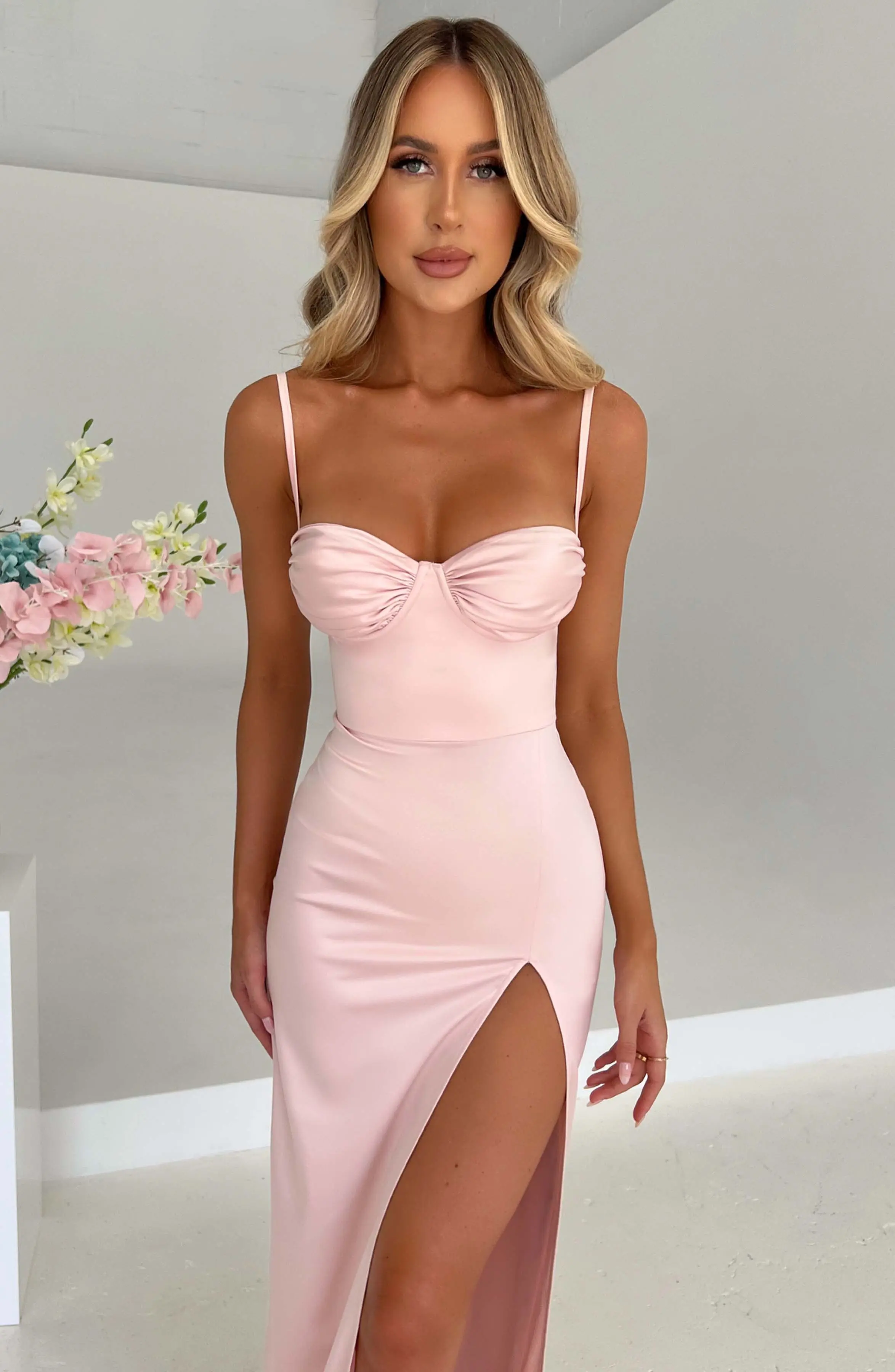 Alora Maxi Dress - Blush - Image 2
