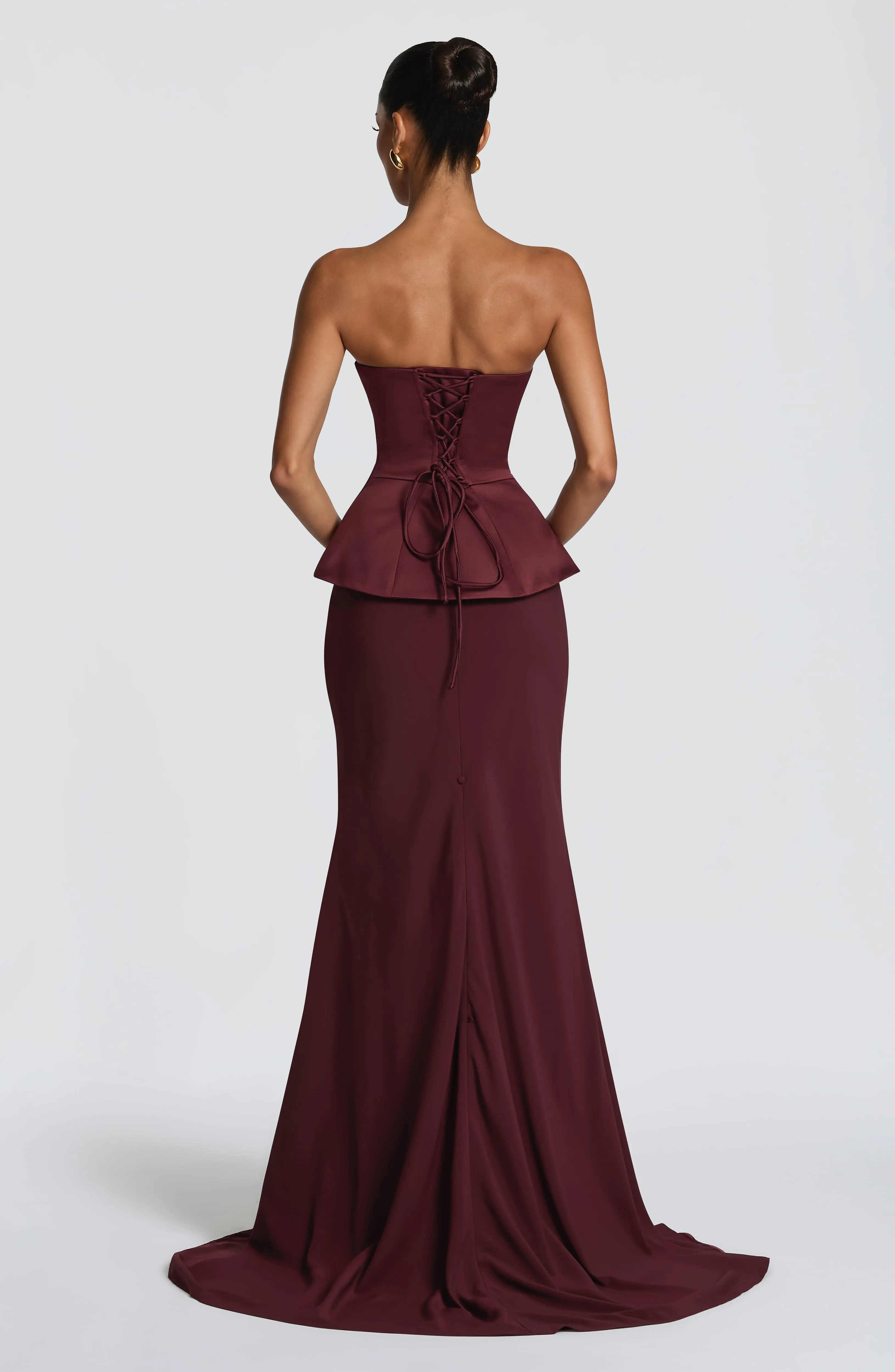 Ravenna Corset - Cherry Lacquer - Image 3