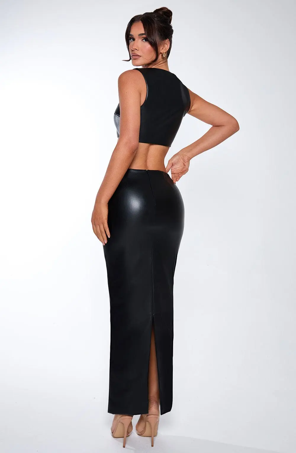 Odetta Maxi Skirt - Black - Image 6