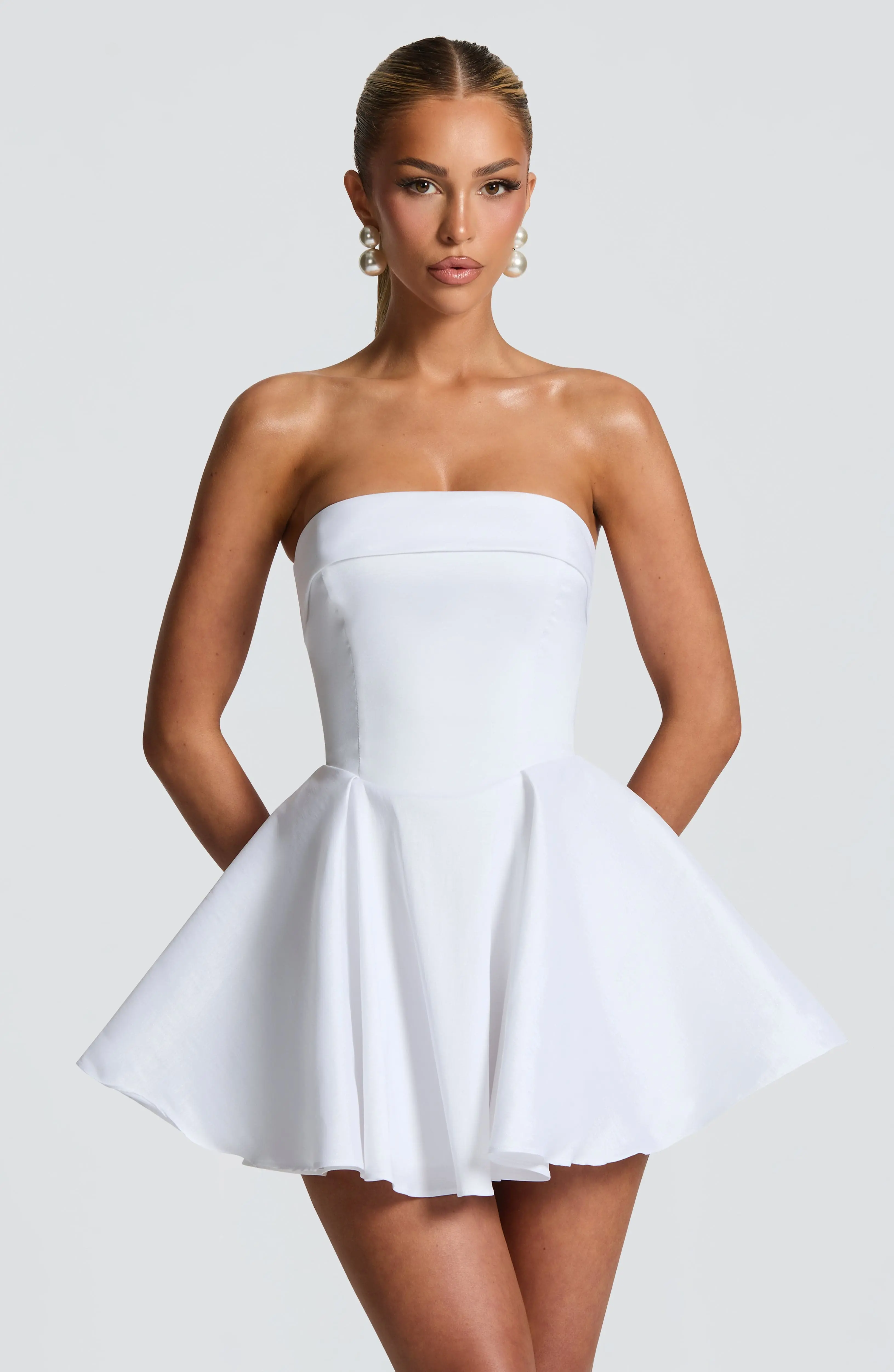 Dionne Mini Dress - Ivory - Image 5