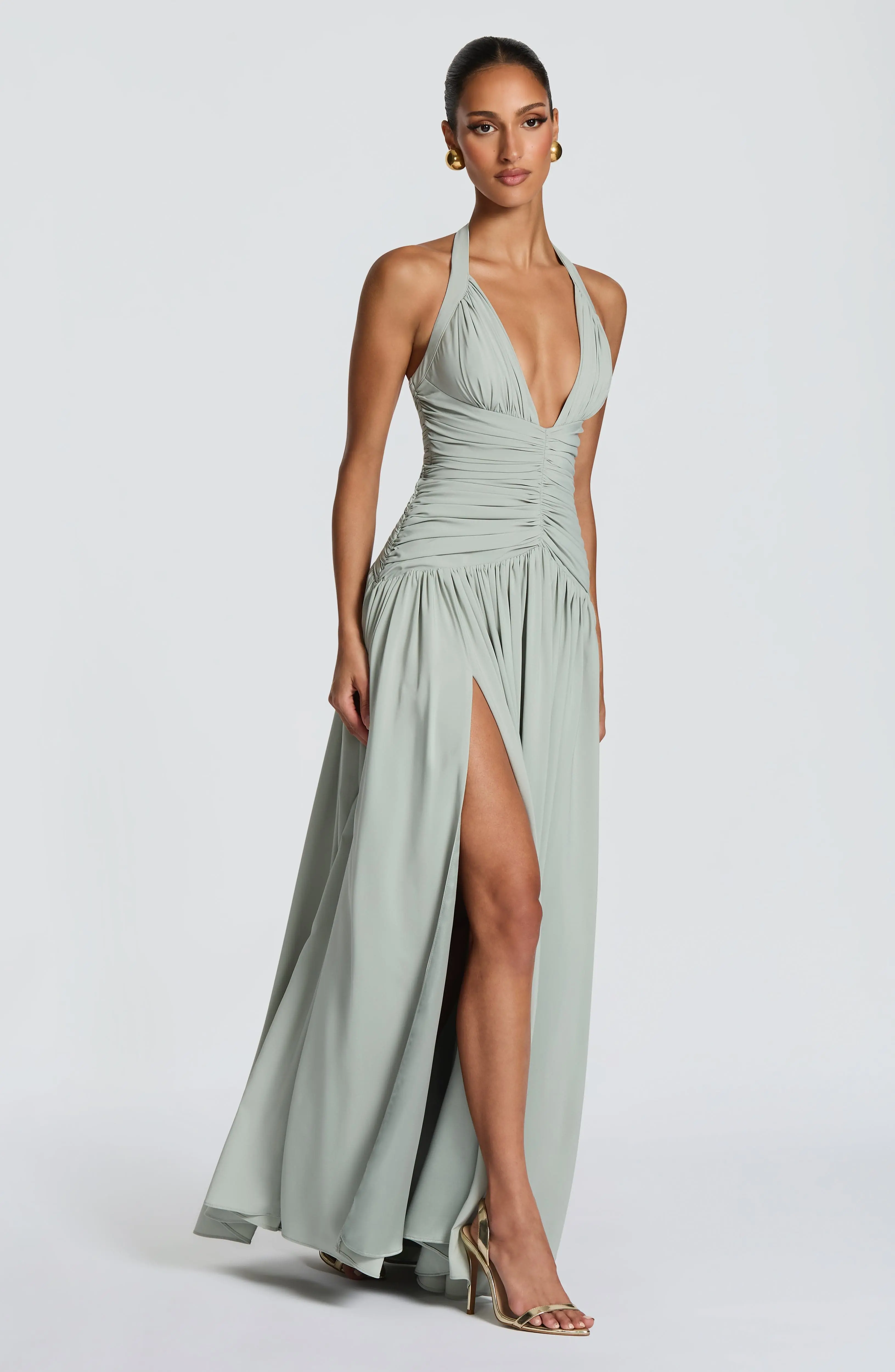 Amaris Maxi Dress - Sage - Image 2