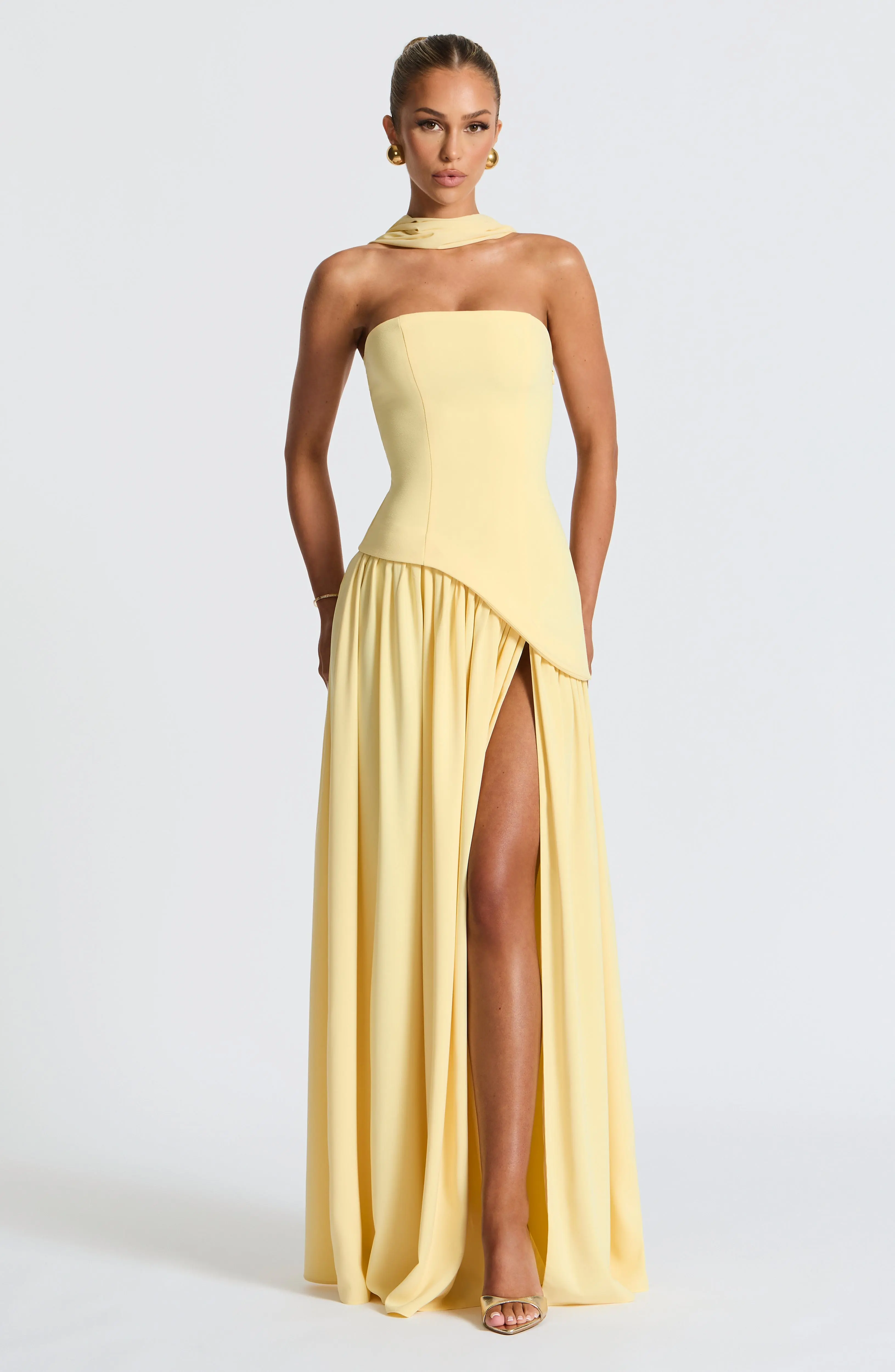 Maliyah Maxi Dress - Lemon - Image 13