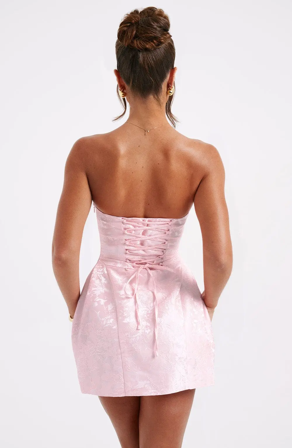 Elenora Mini Dress - Blush - Image 9