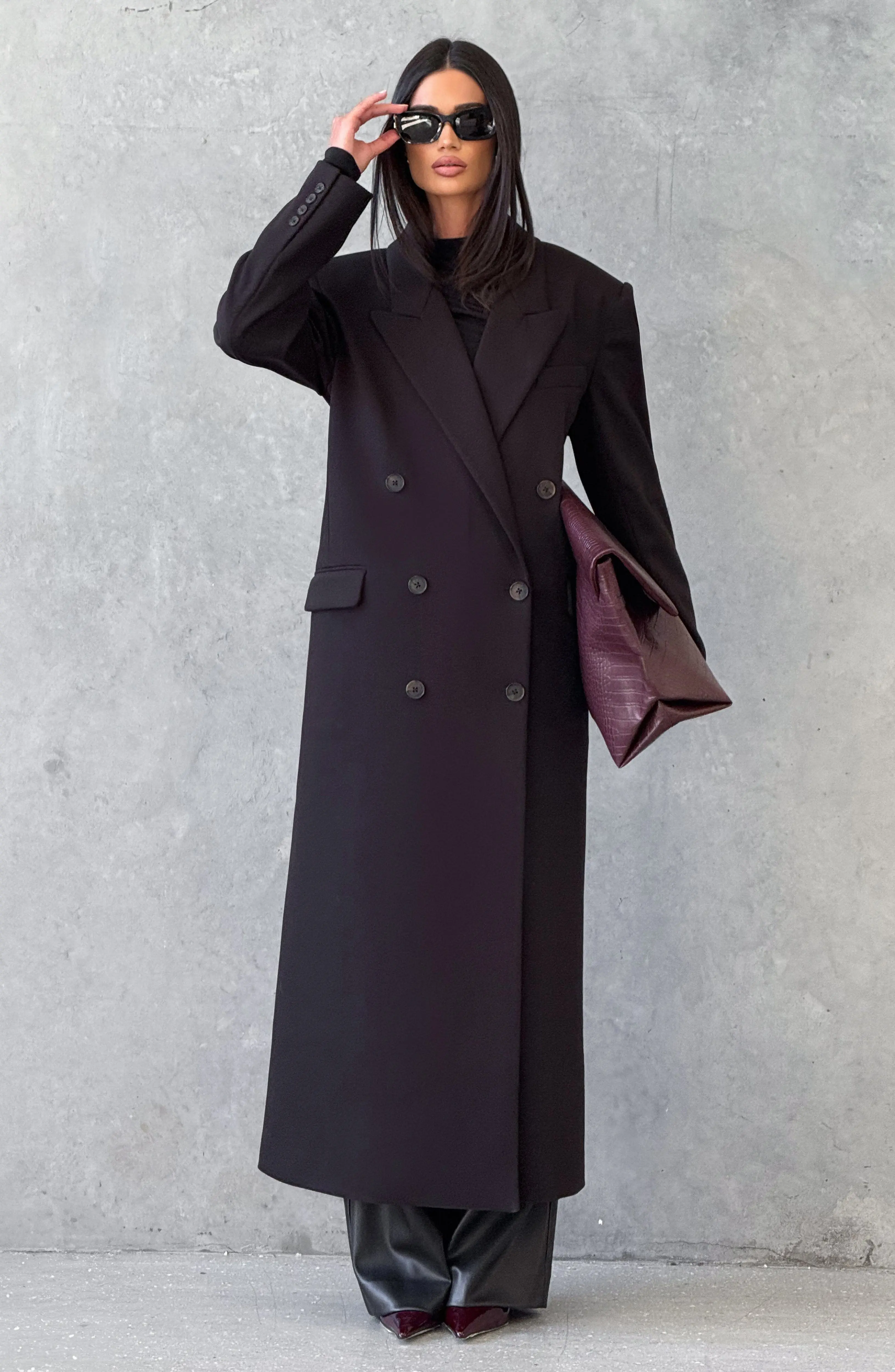 Michelle Coat - Black - Image 14