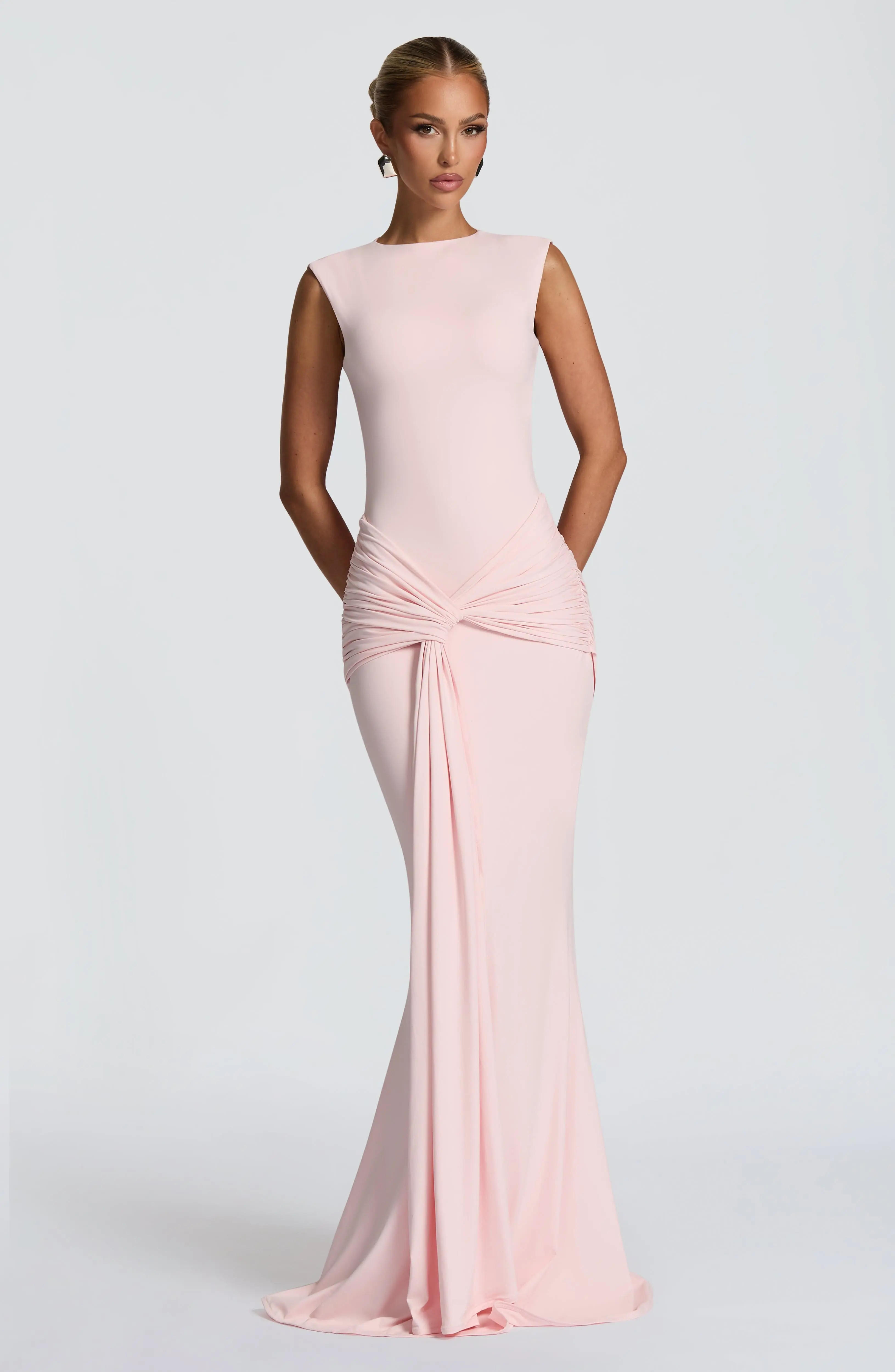 Lorenza Maxi Dress - Blush - Image 13
