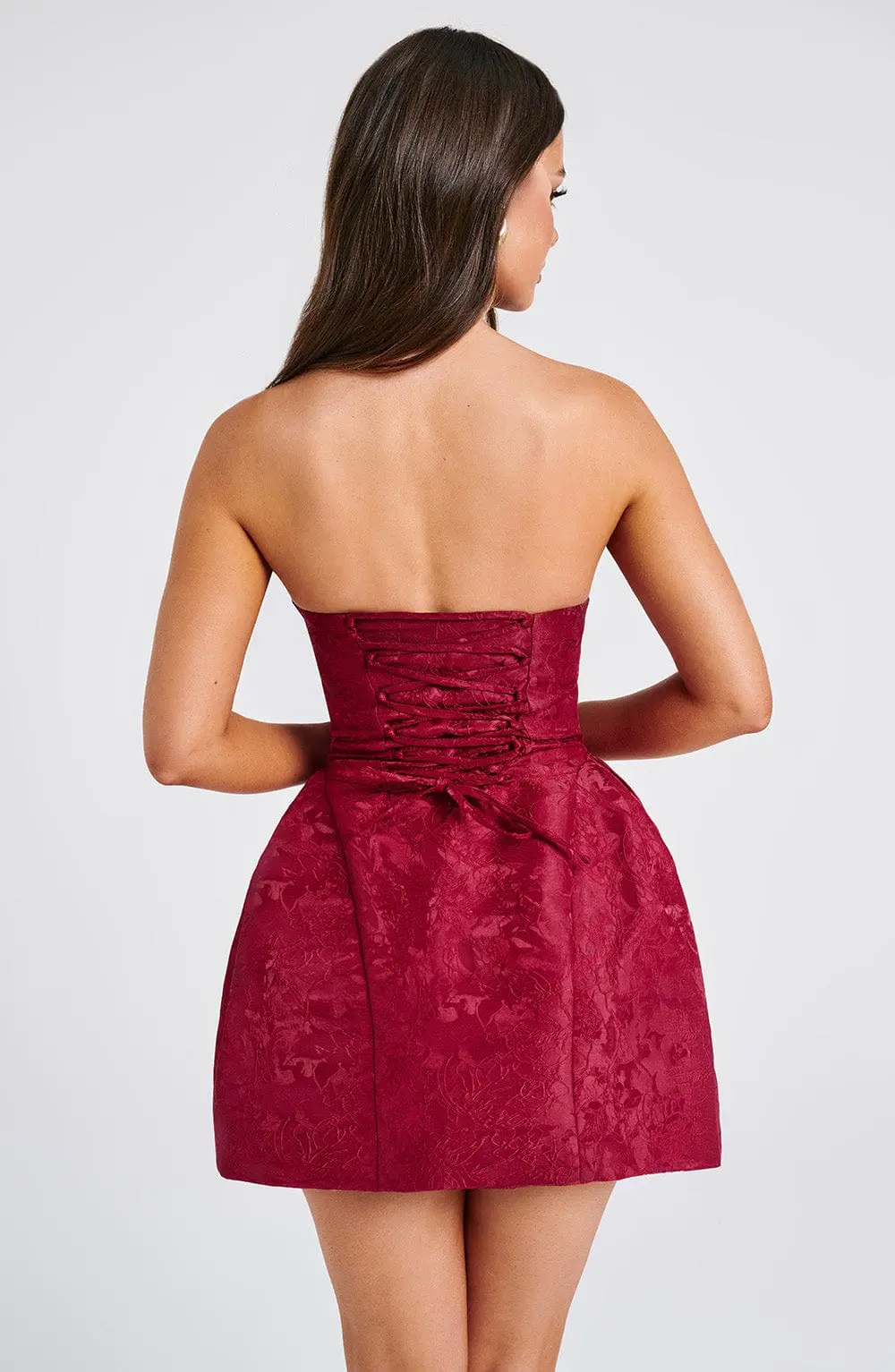 Elenora Mini Dress - Red - Image 7
