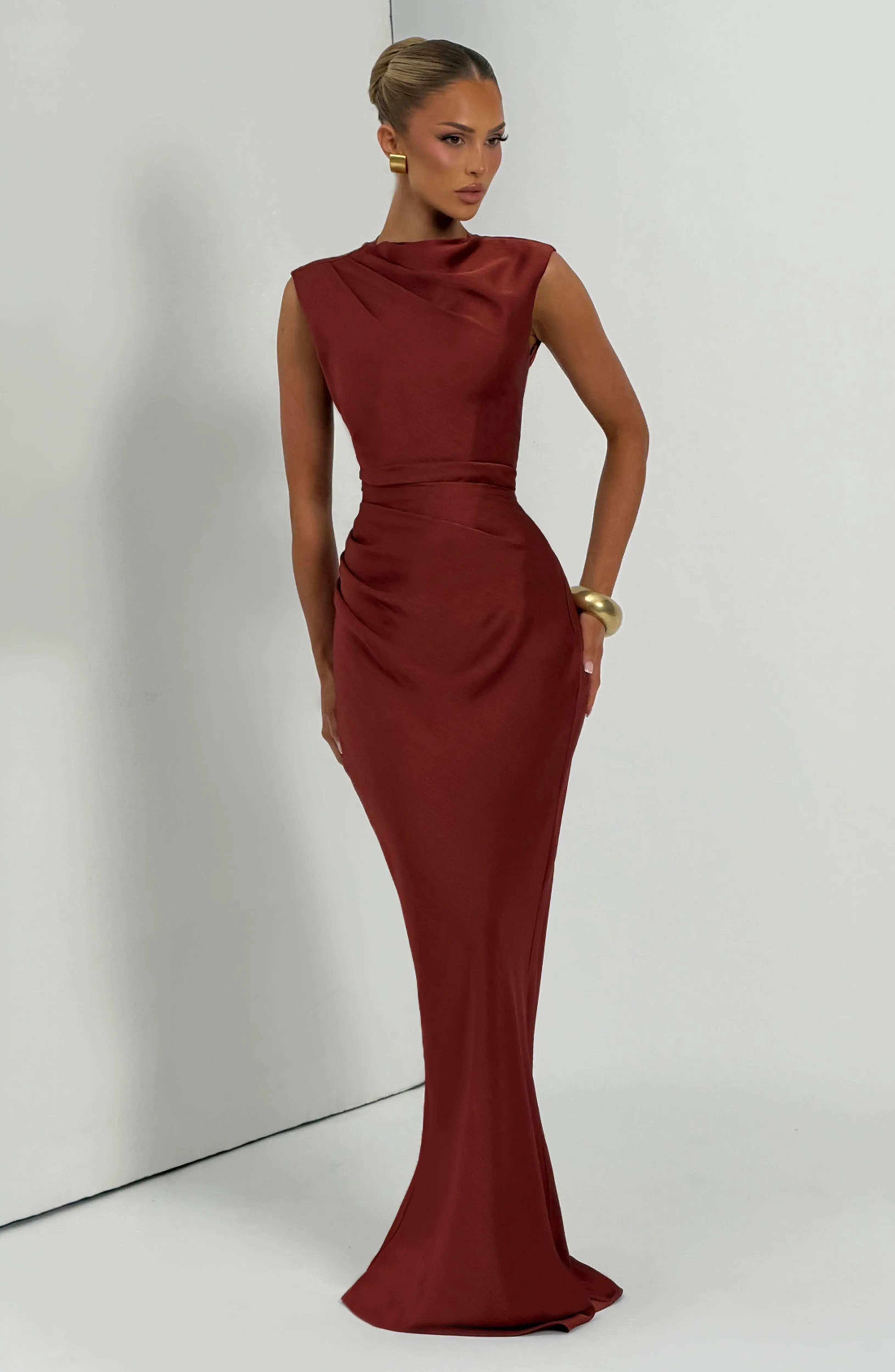 Avielle Maxi Dress - Deep Rust - Image 8