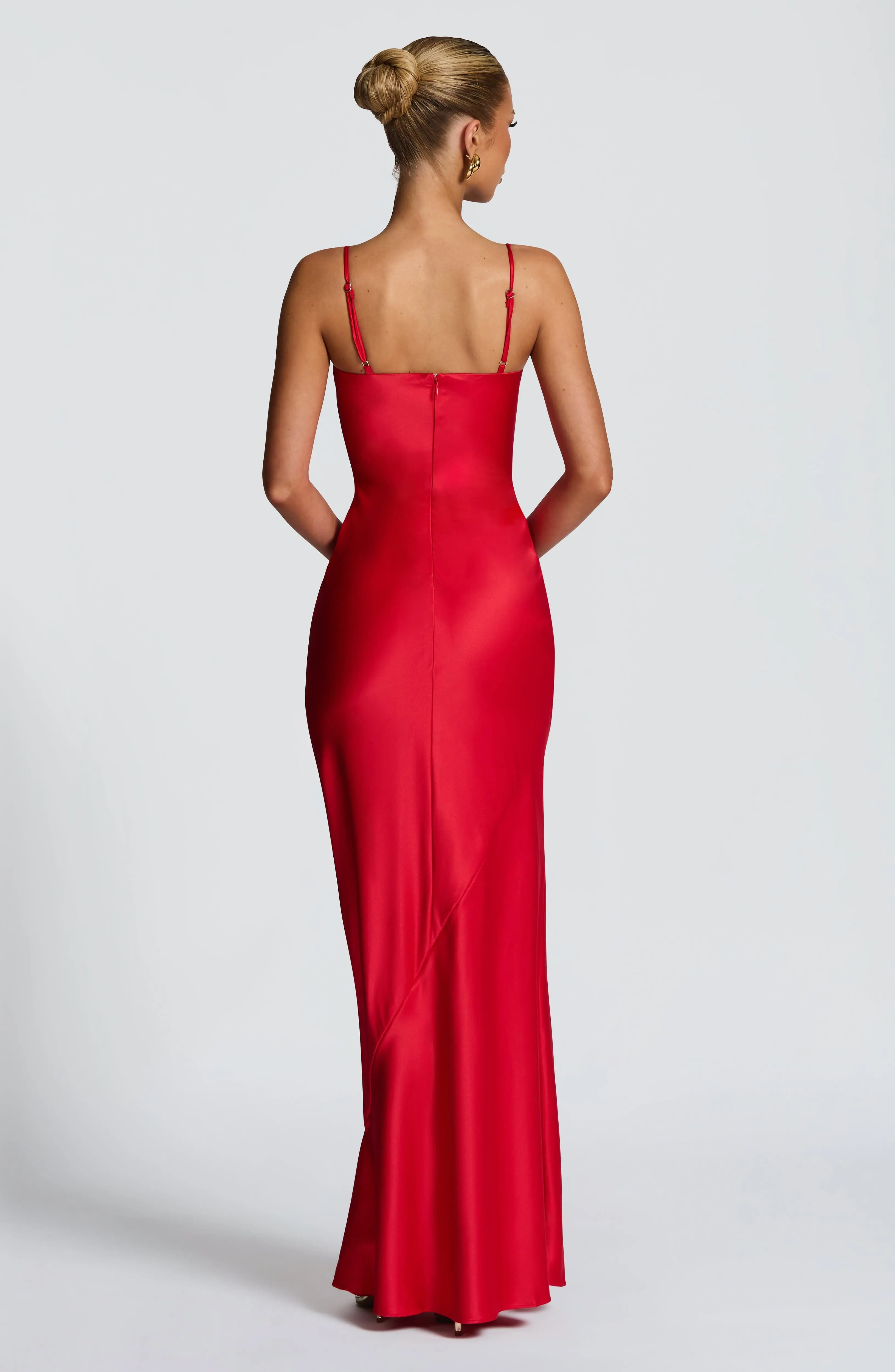 Athena Maxi Dress - Red - Image 2
