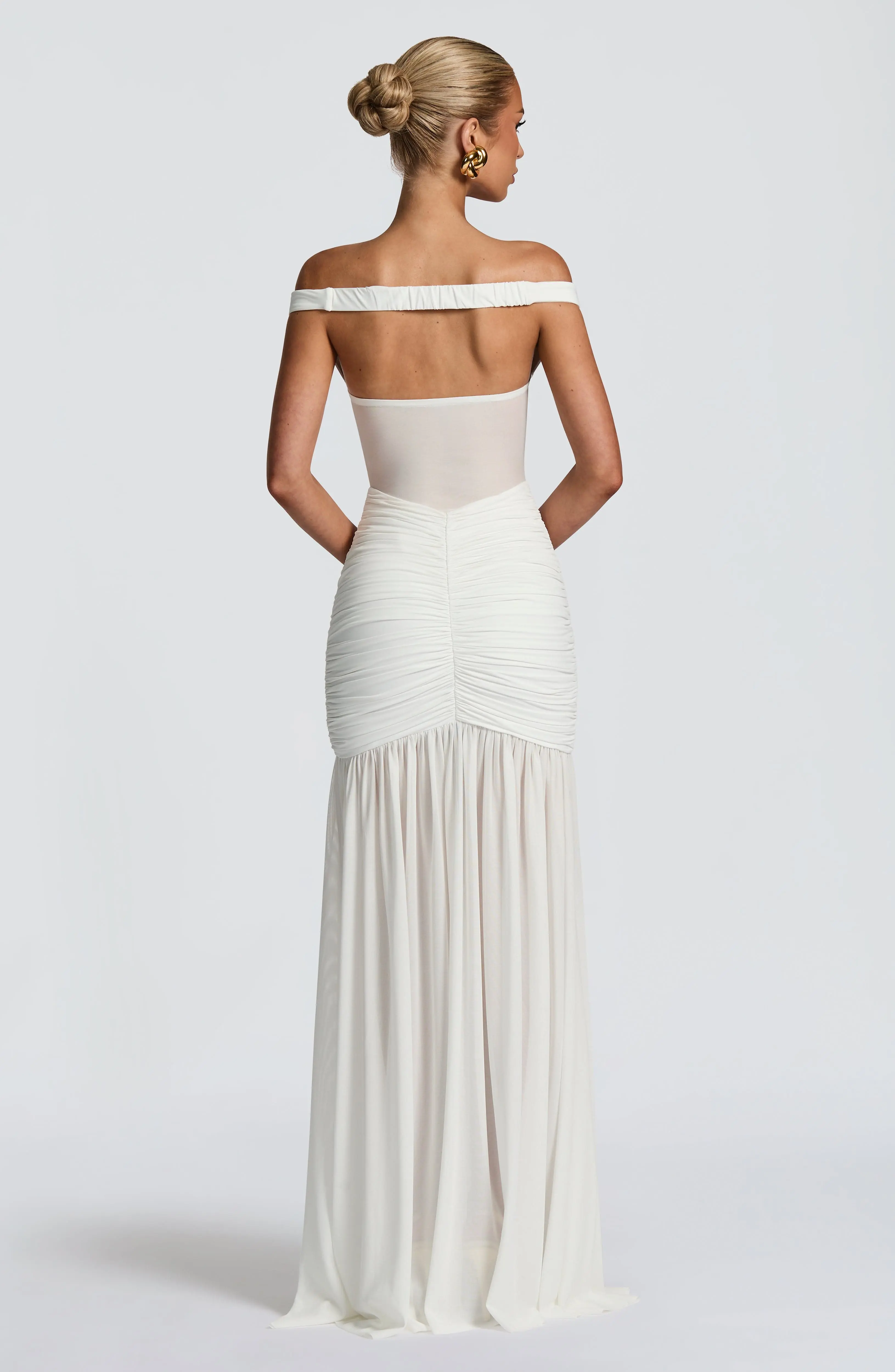 Alaia Maxi Dress - Ivory - Image 3