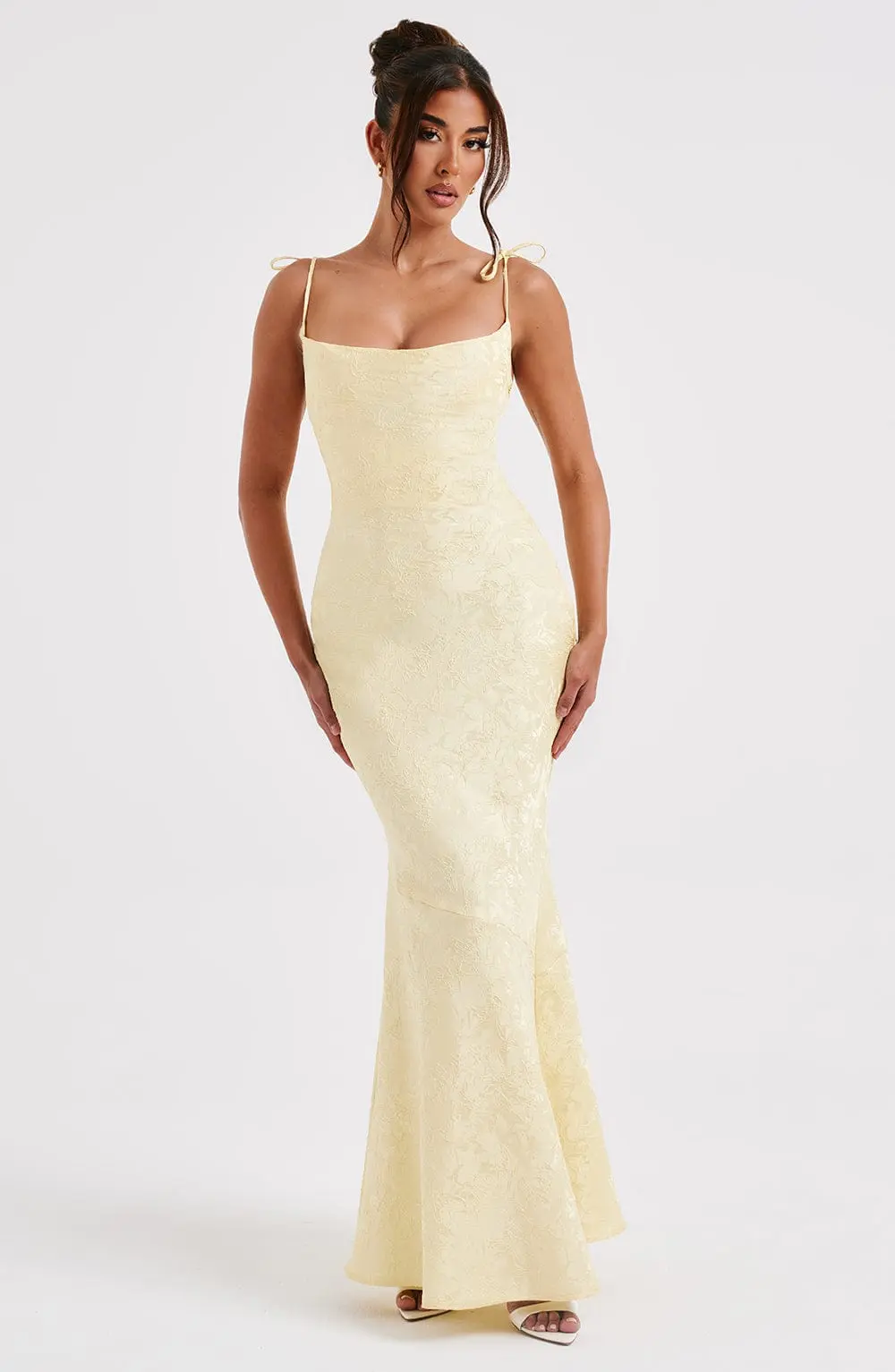 Whitney Maxi Dress - Lemon - Image 8