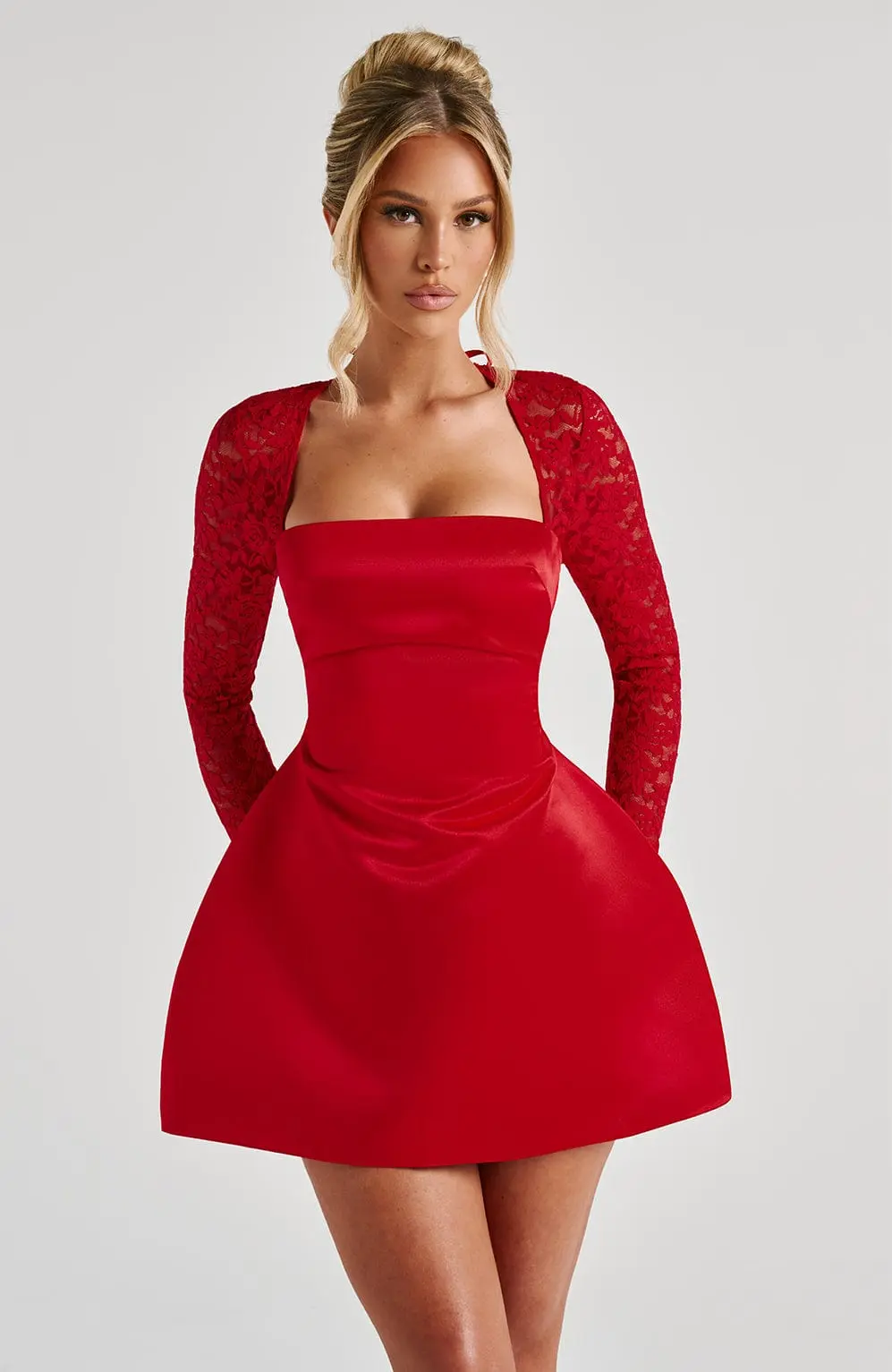 Sadie Mini Dress - Red - Image 9
