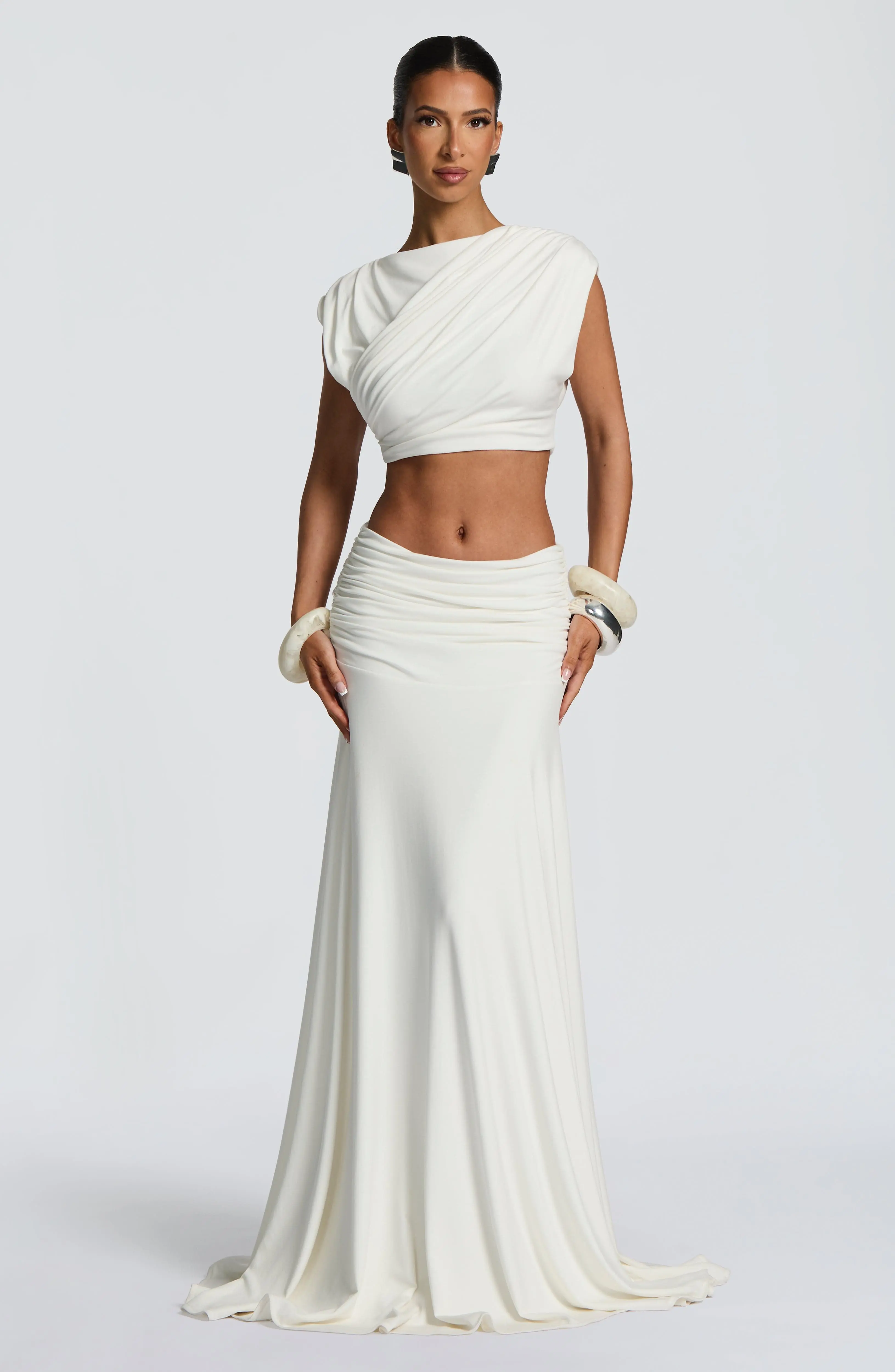Paige Maxi Skirt - Ivory - Image 10