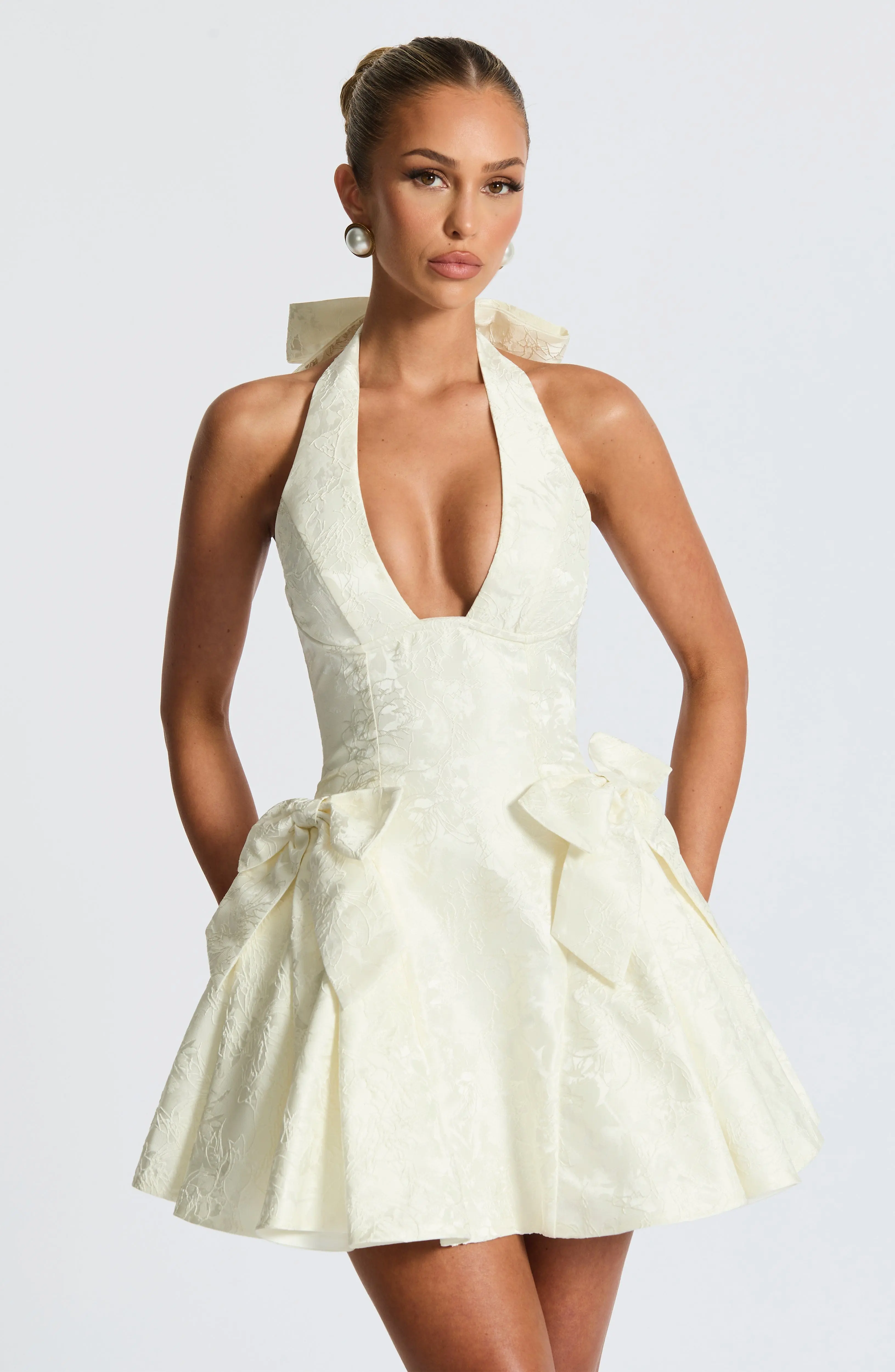 Jocelyn Mini Dress - Ivory - Image 4