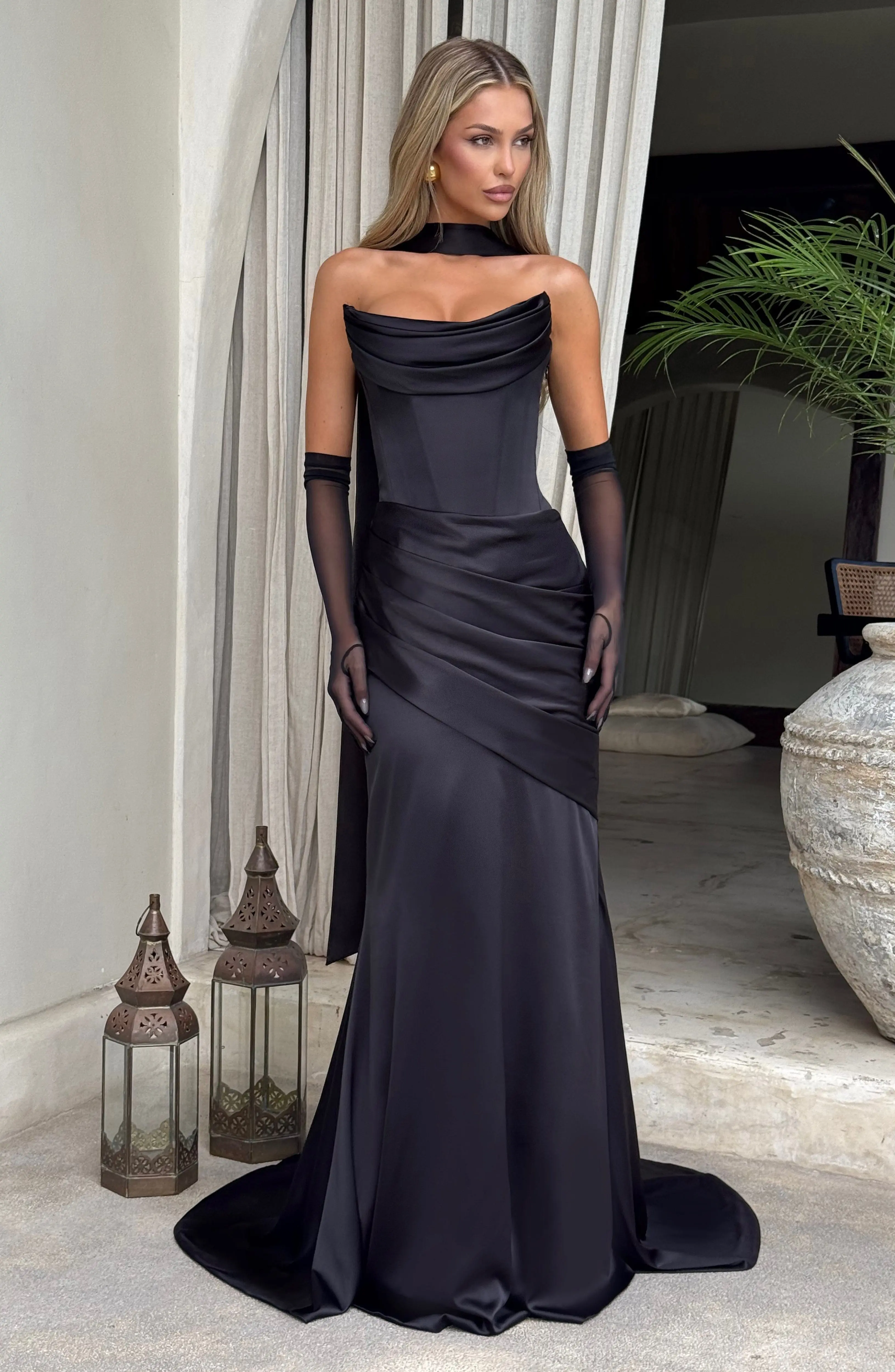 Kensington Maxi Dress - Black - Image 5