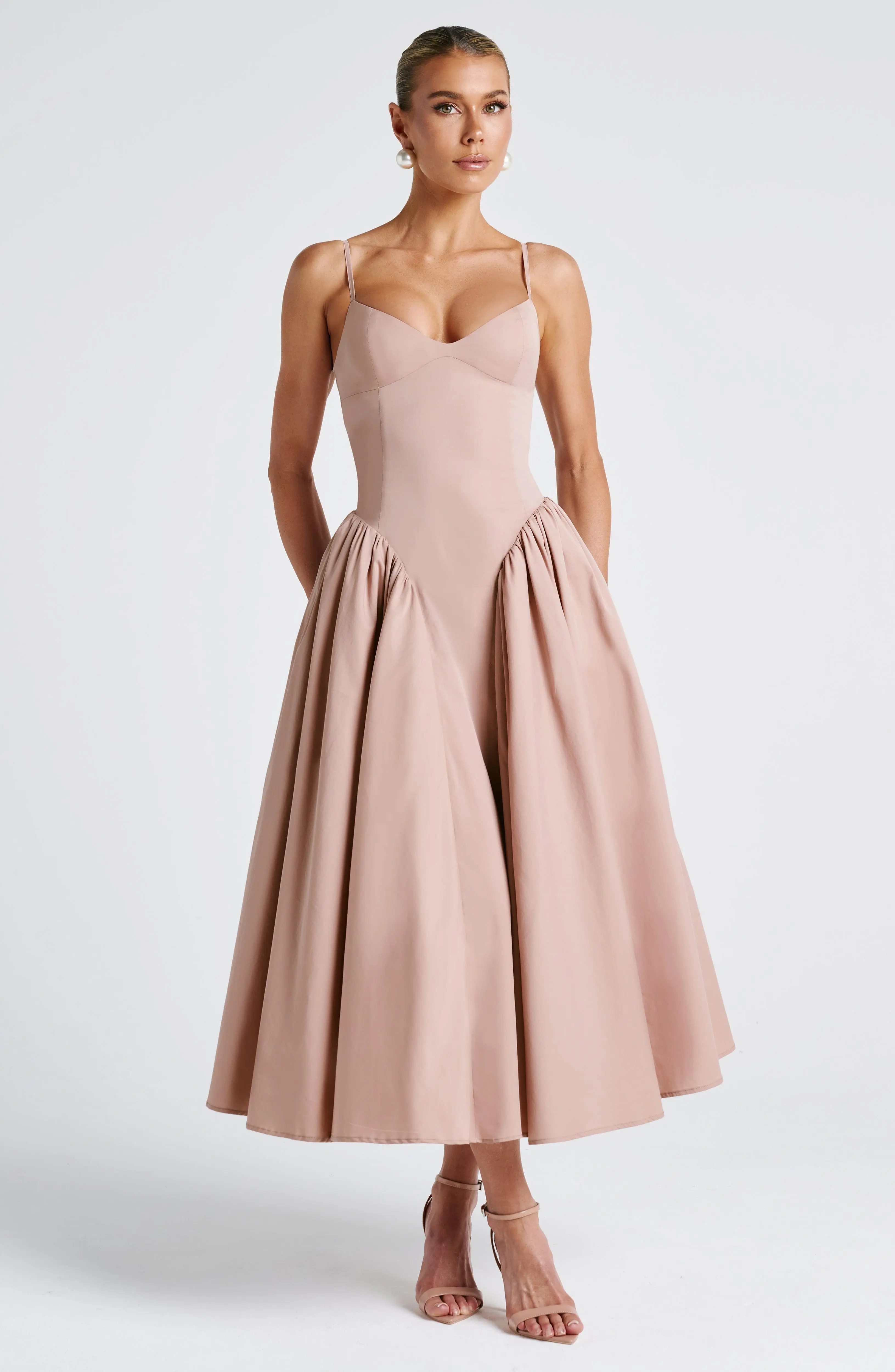 Emerson Midi Dress - Clay - Image 6
