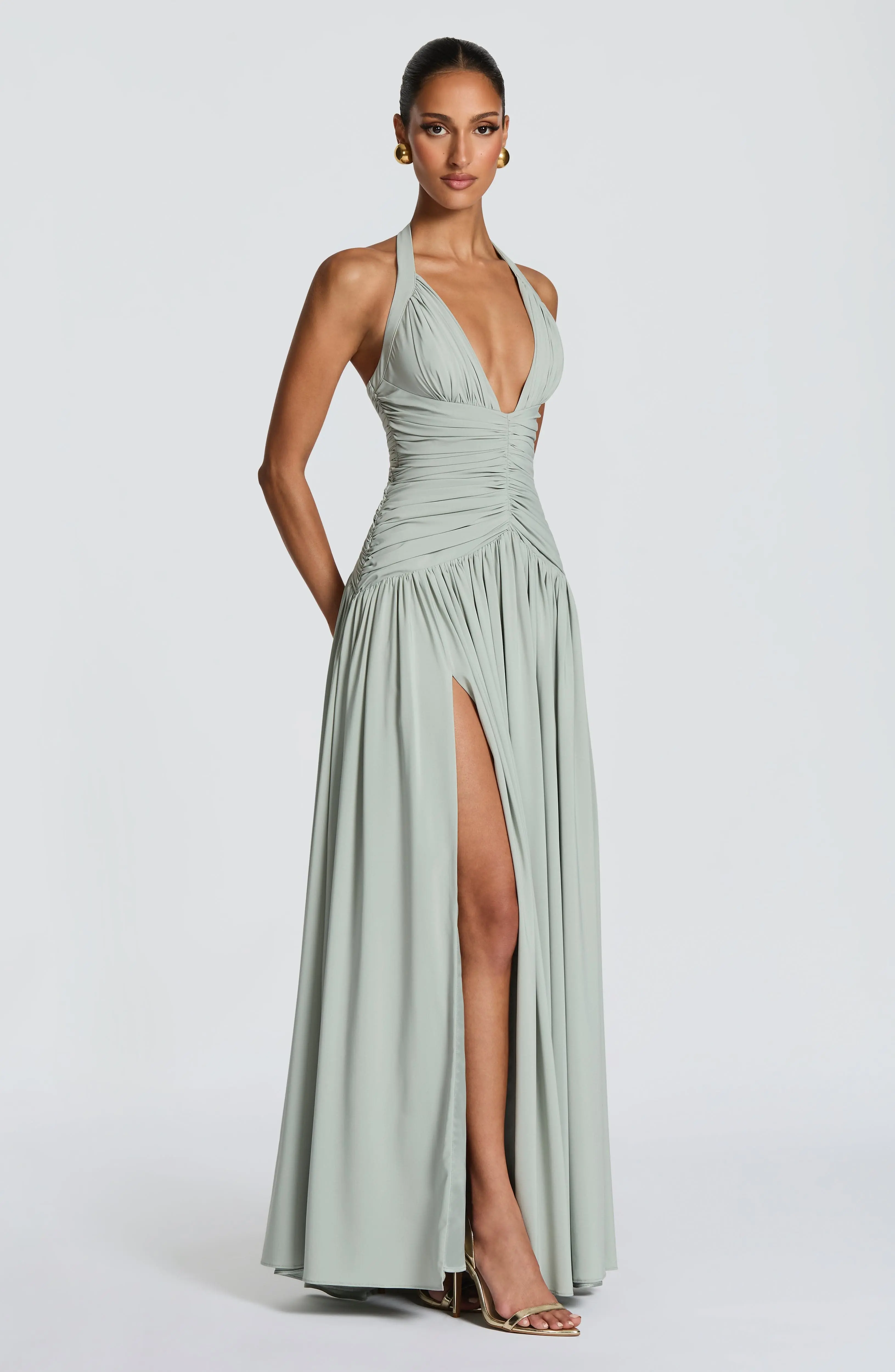 Amaris Maxi Dress - Sage - Image 6