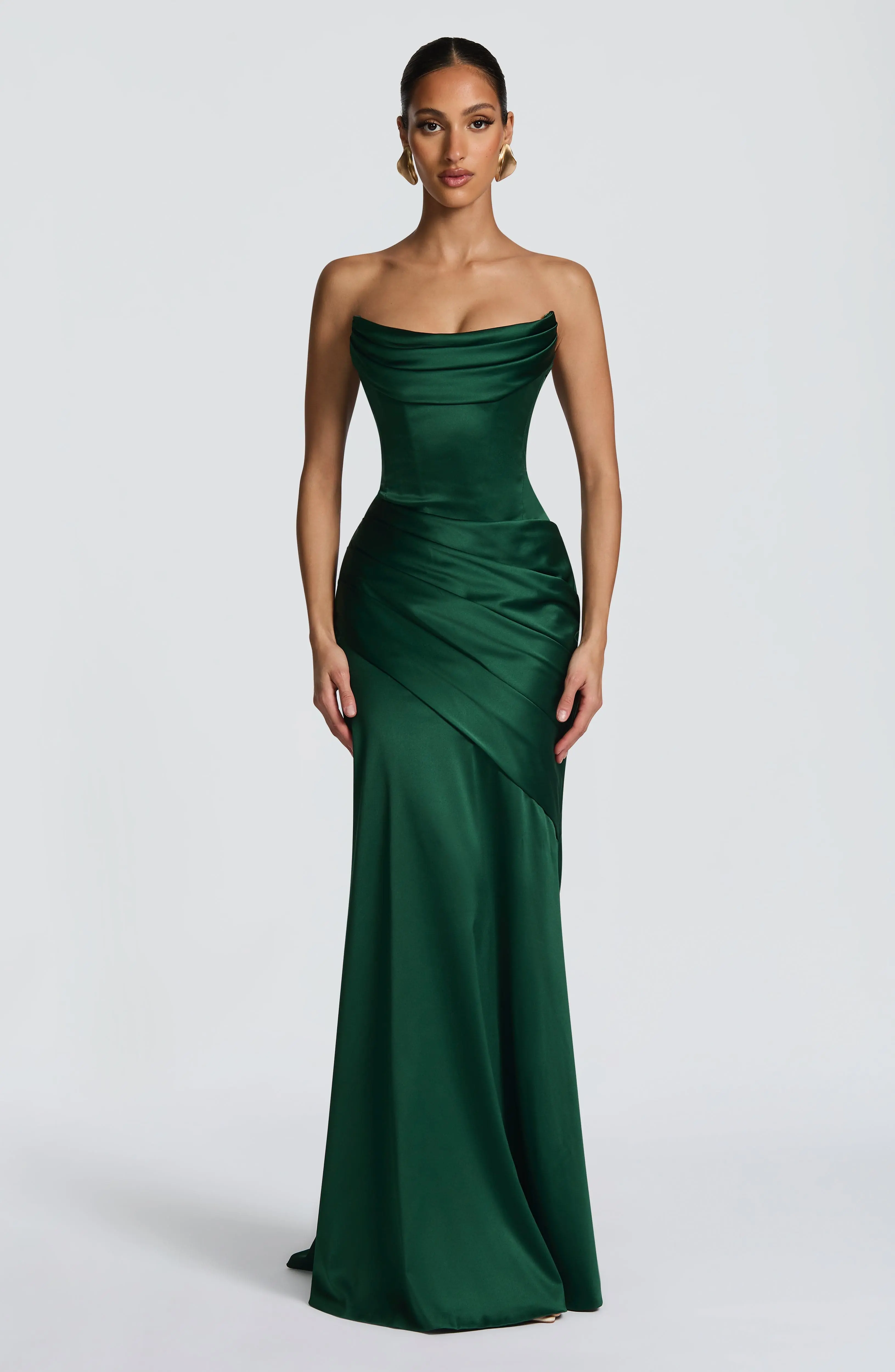 Kensington Maxi Dress - Emerald - Image 6