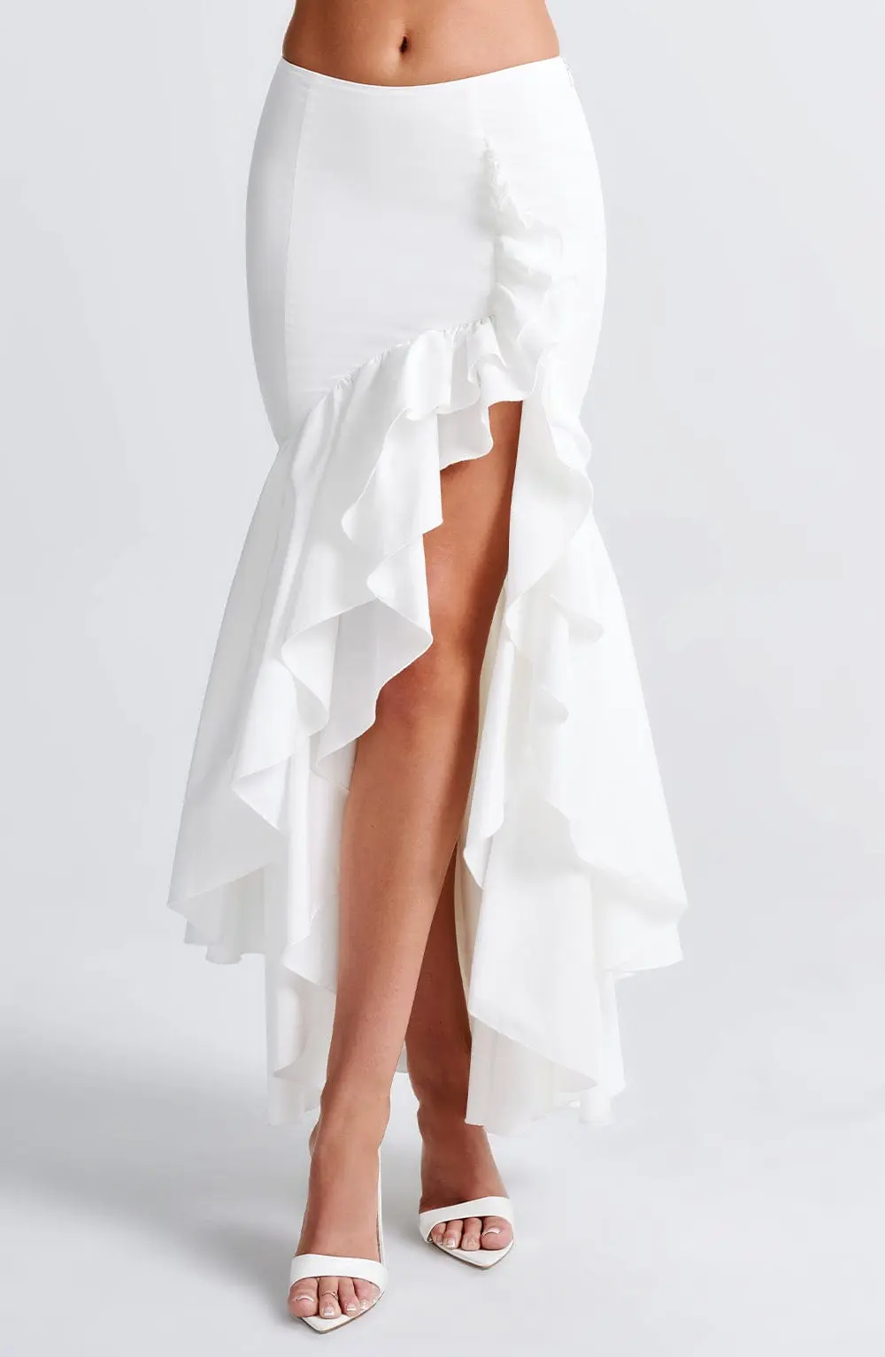 Lavinia Maxi Skirt - Ivory - Image 3