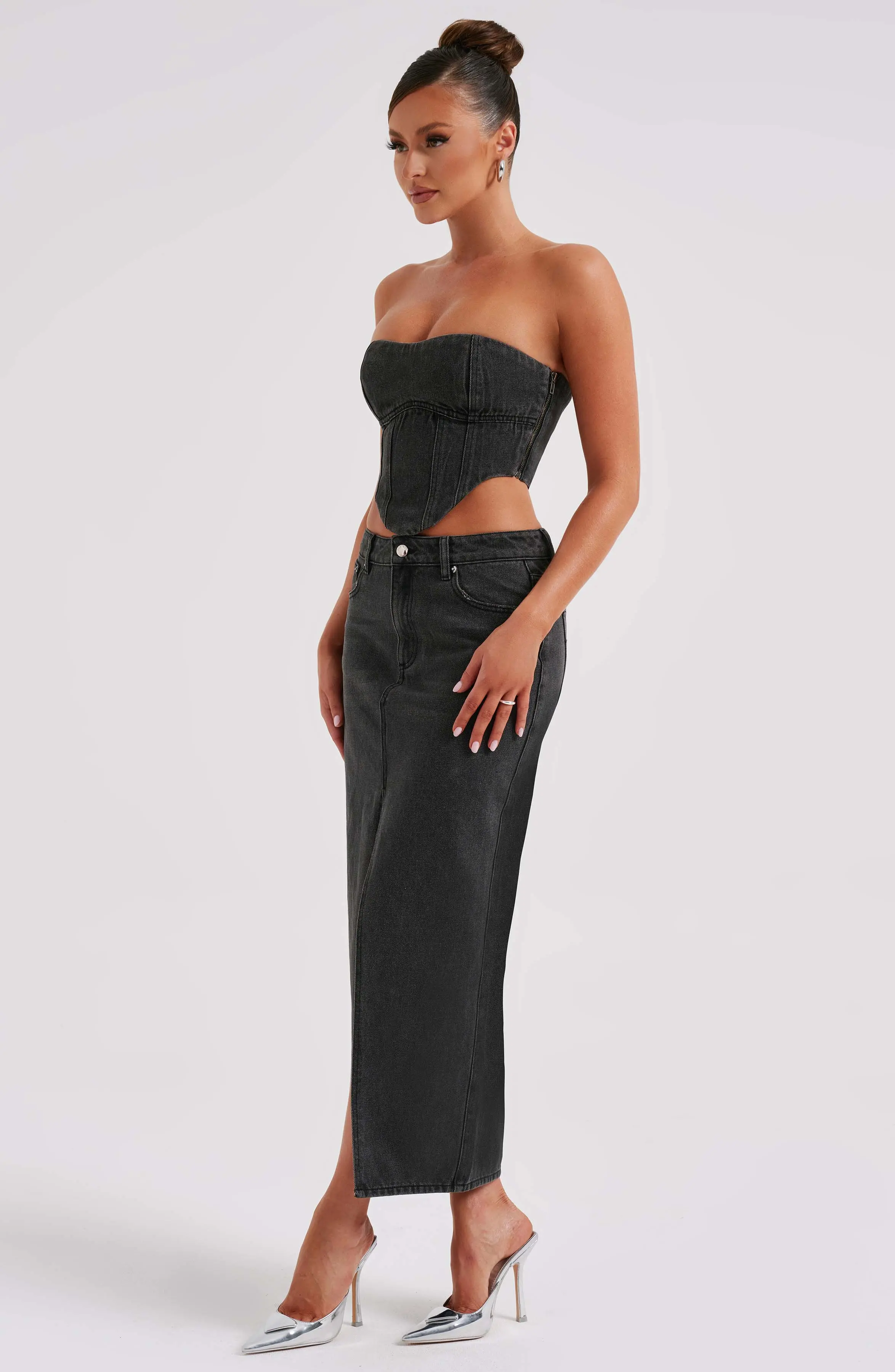 Flor Maxi Skirt - Black - Image 13