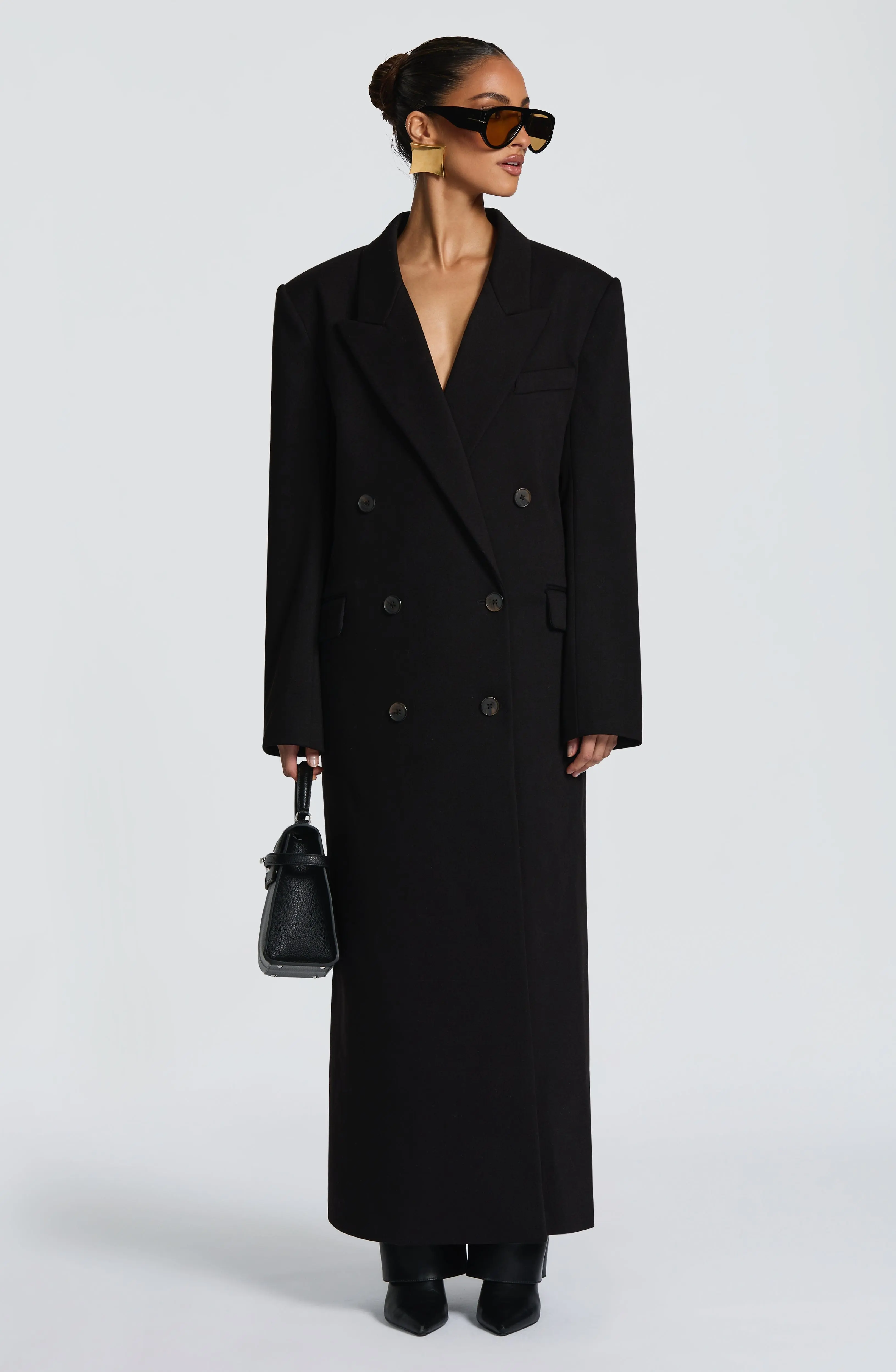 Michelle Coat - Black - Image 3