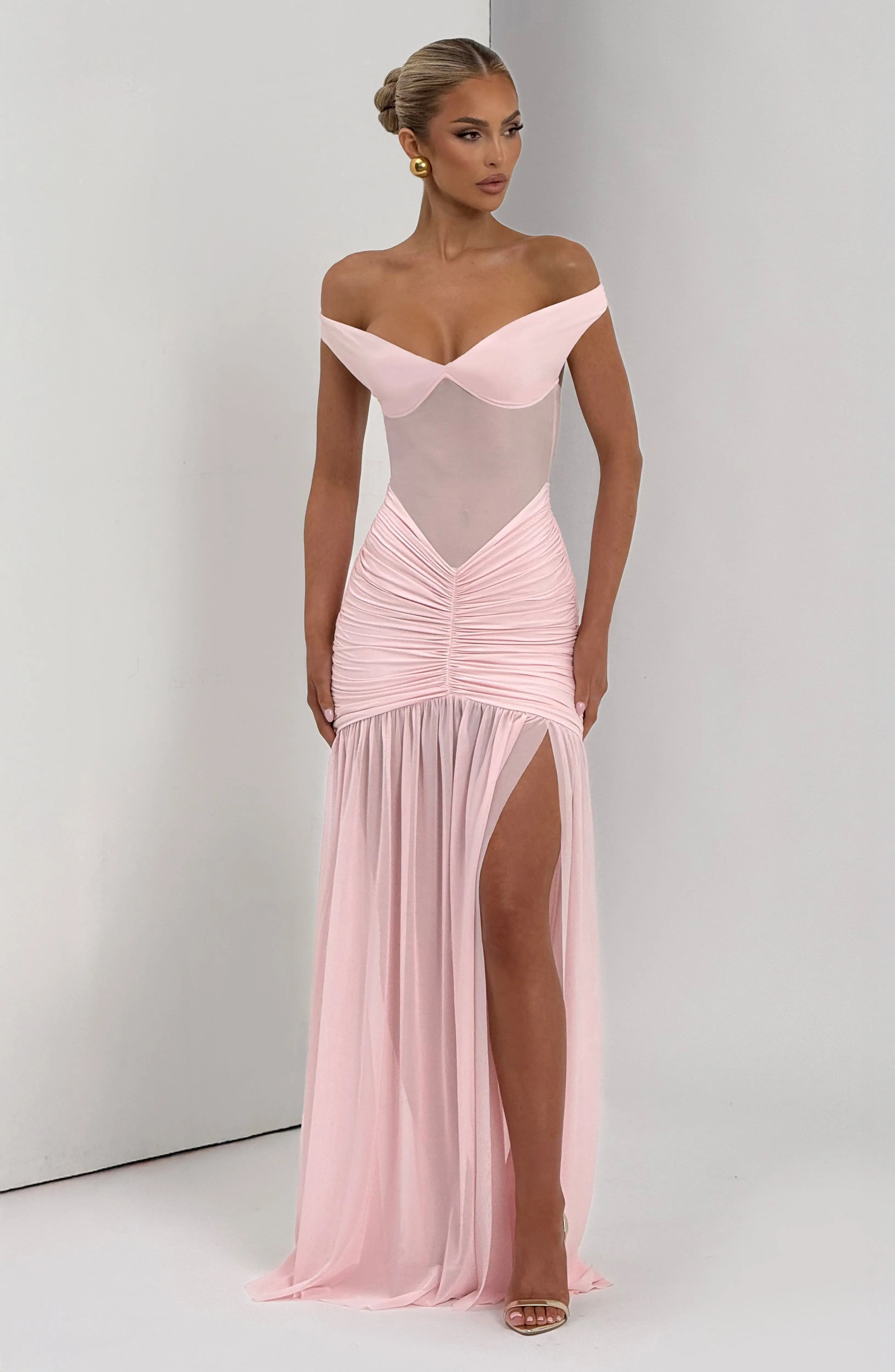 Alaia Maxi Dress - Blush - Image 7
