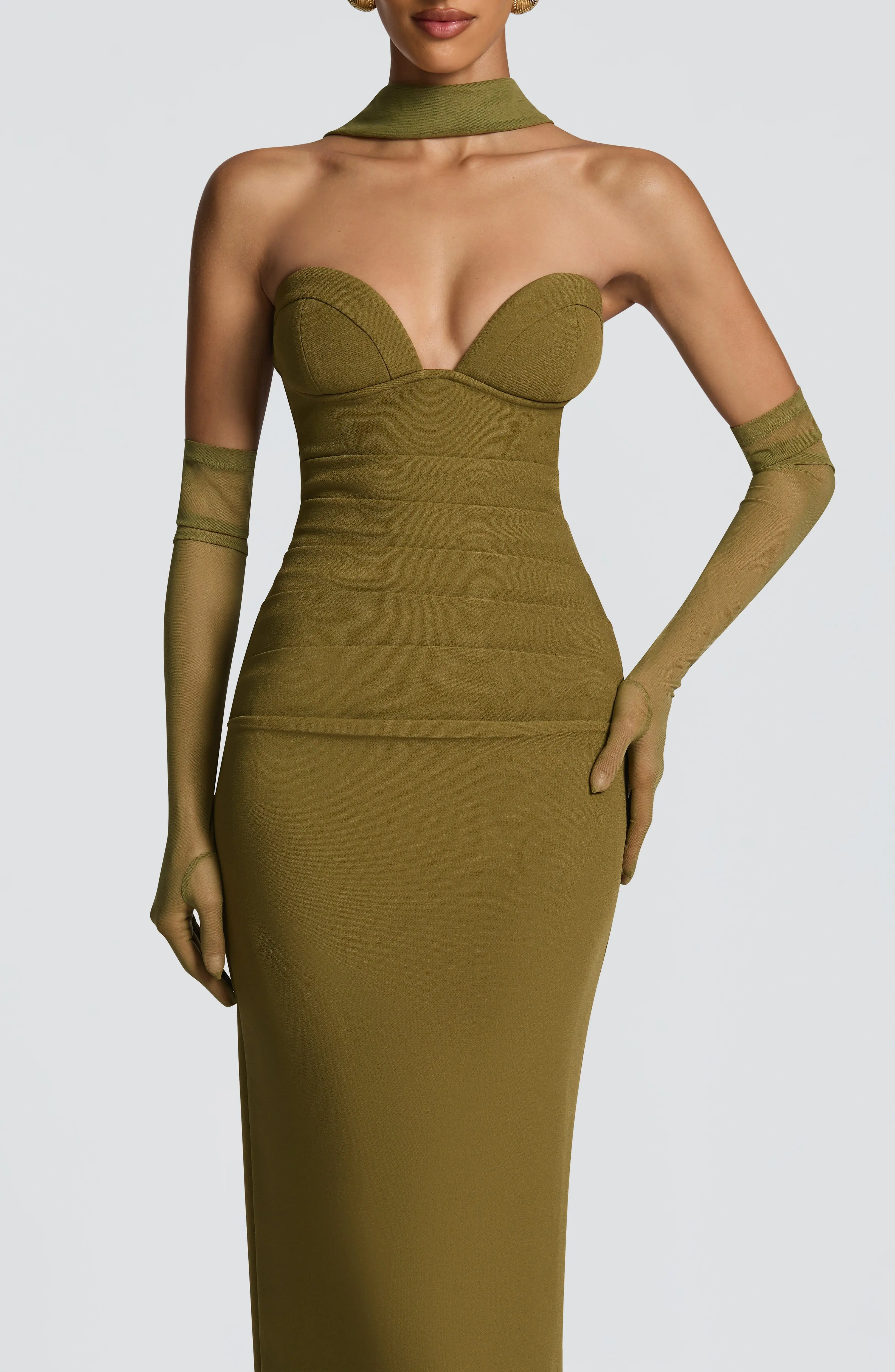 Eli Gloves - Deep Olive - Image 2
