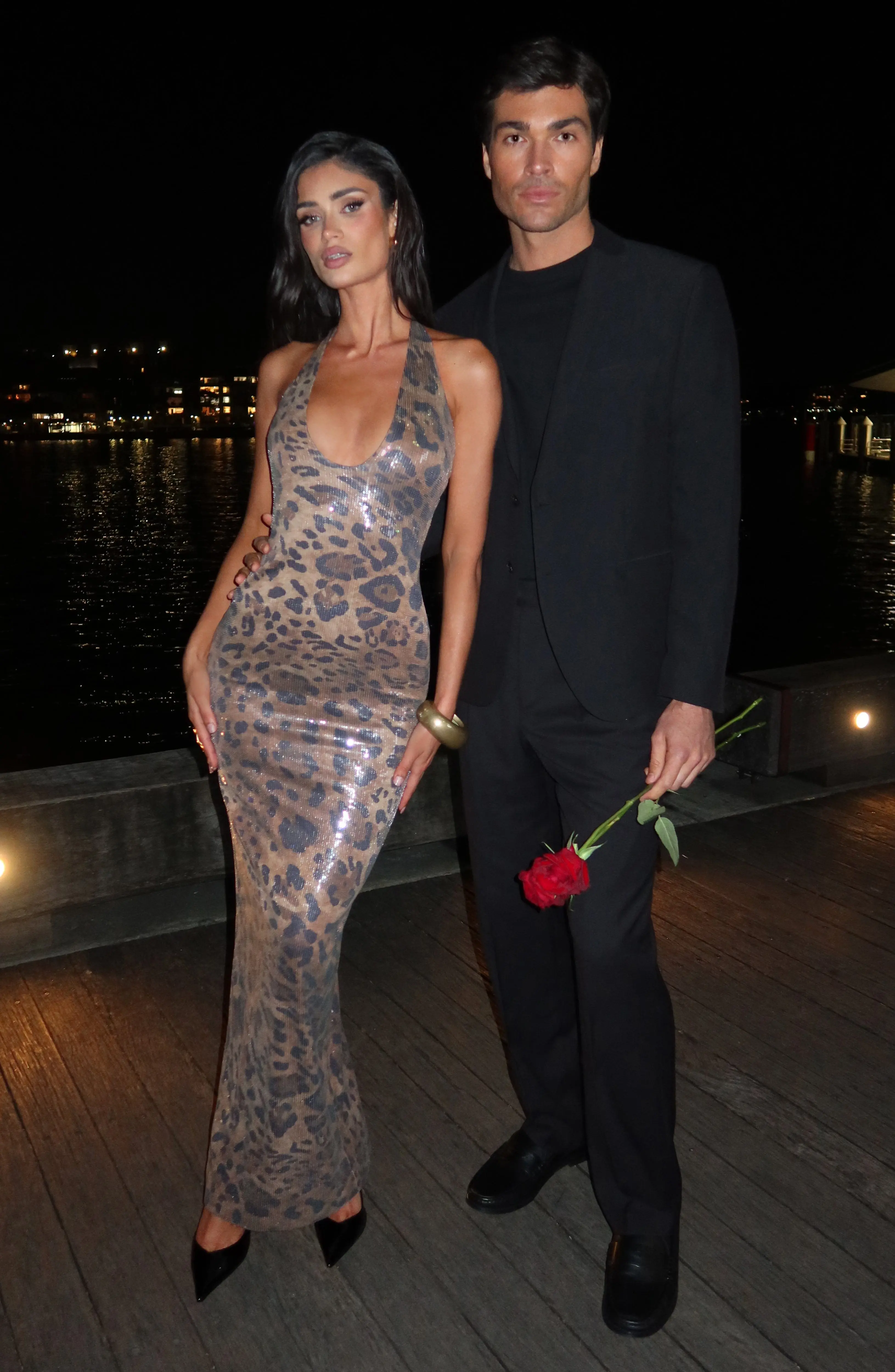 Morena Maxi Dress - Sequin Leopard Print - Image 5