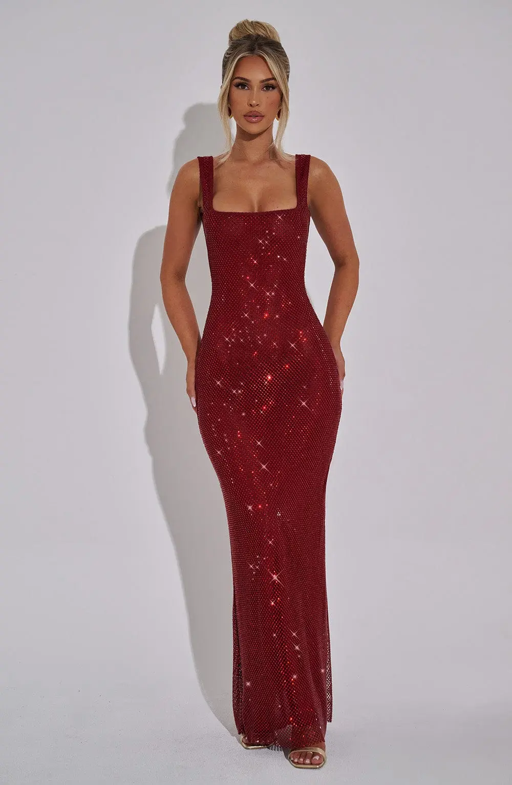 Petra Maxi Dress - Wine - Image 4