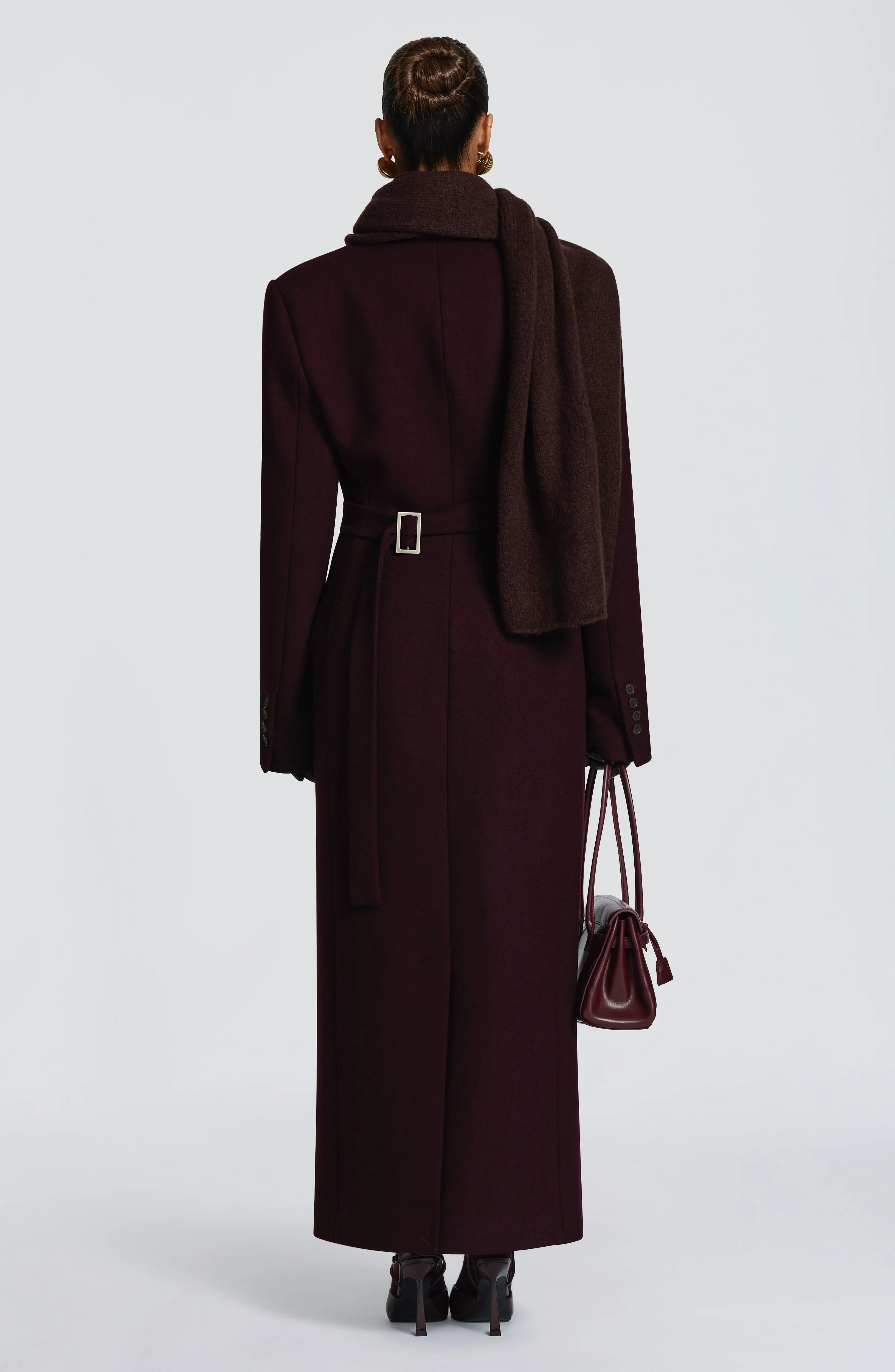 Talin Scarf - Plum Brown - Image 7