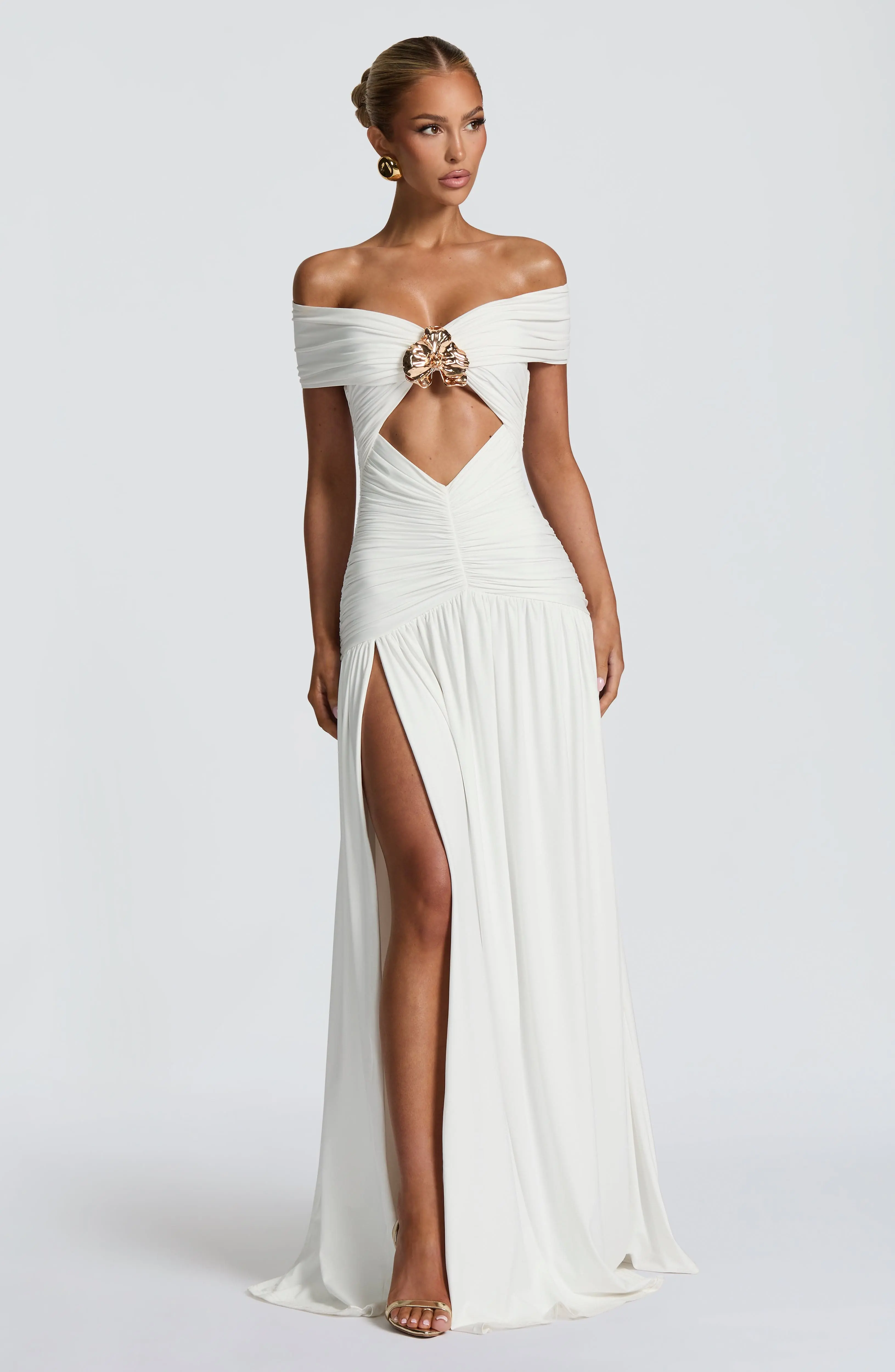 Kathryn Maxi Dress - White - Image 14