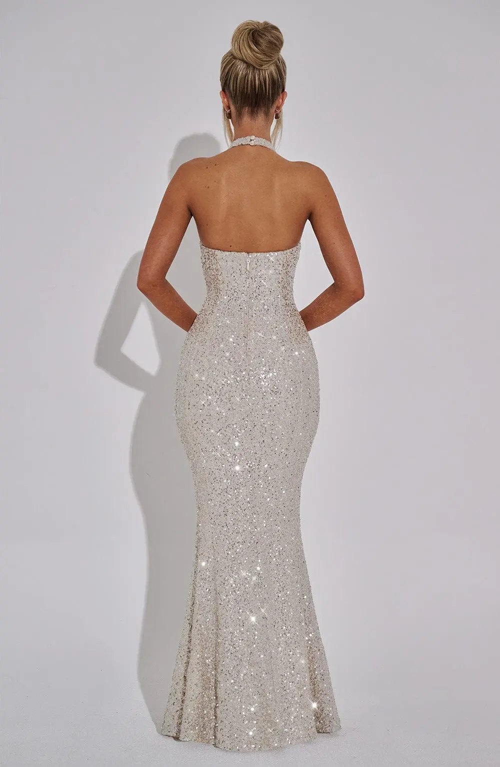 Odette Maxi Dress - Champagne - Image 6