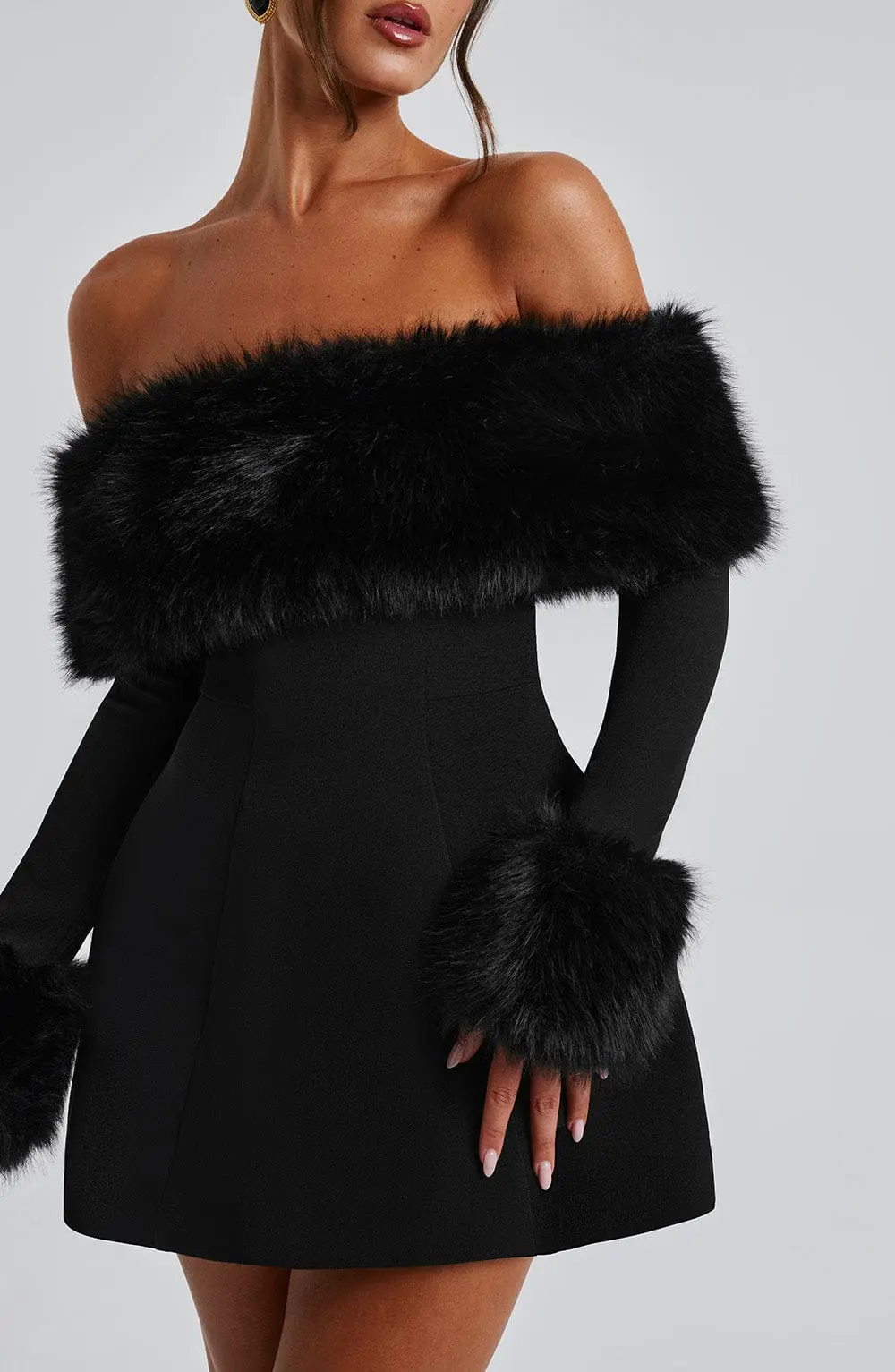 Villanelle Mini Dress - Black - Image 2