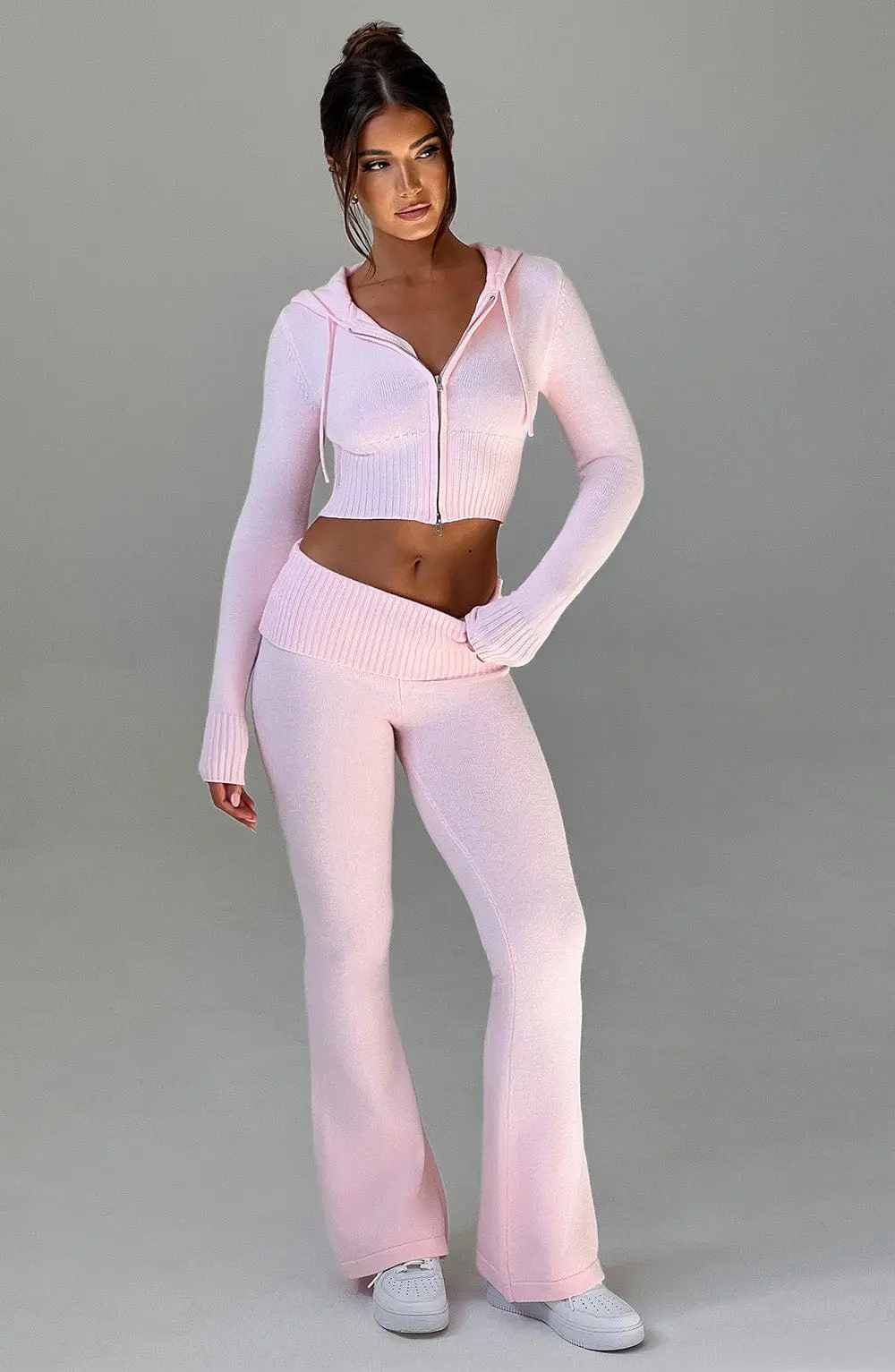 Portia Knit Pants - Pink - Image 4