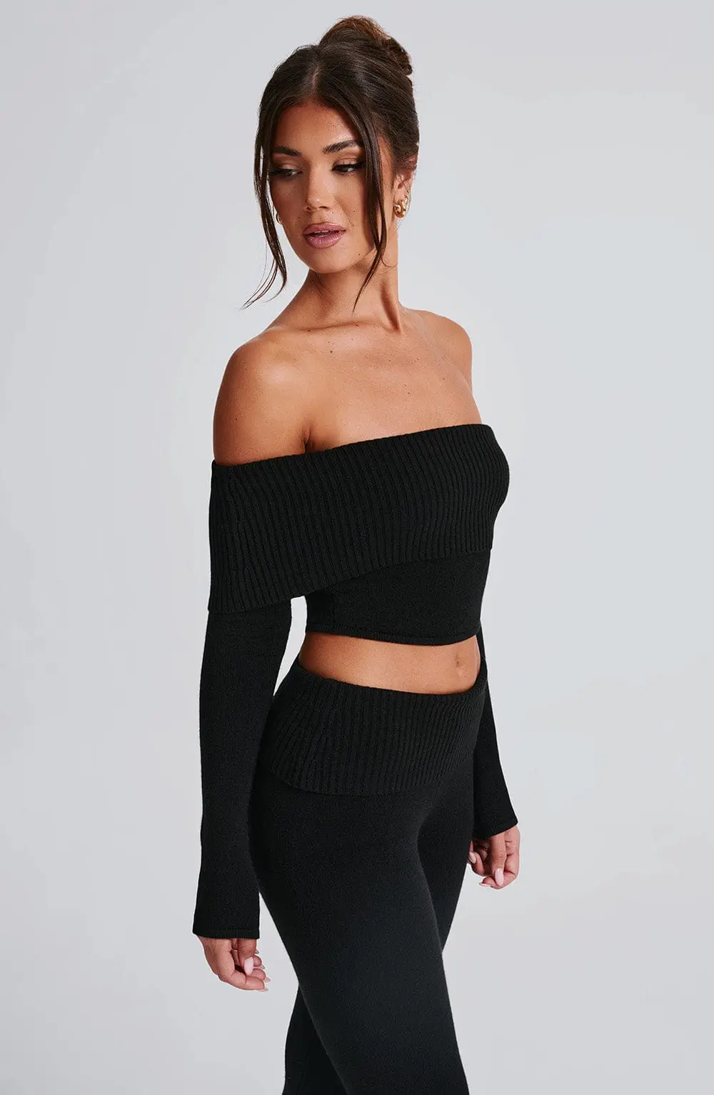 Portia Knit Top - Black - Image 10