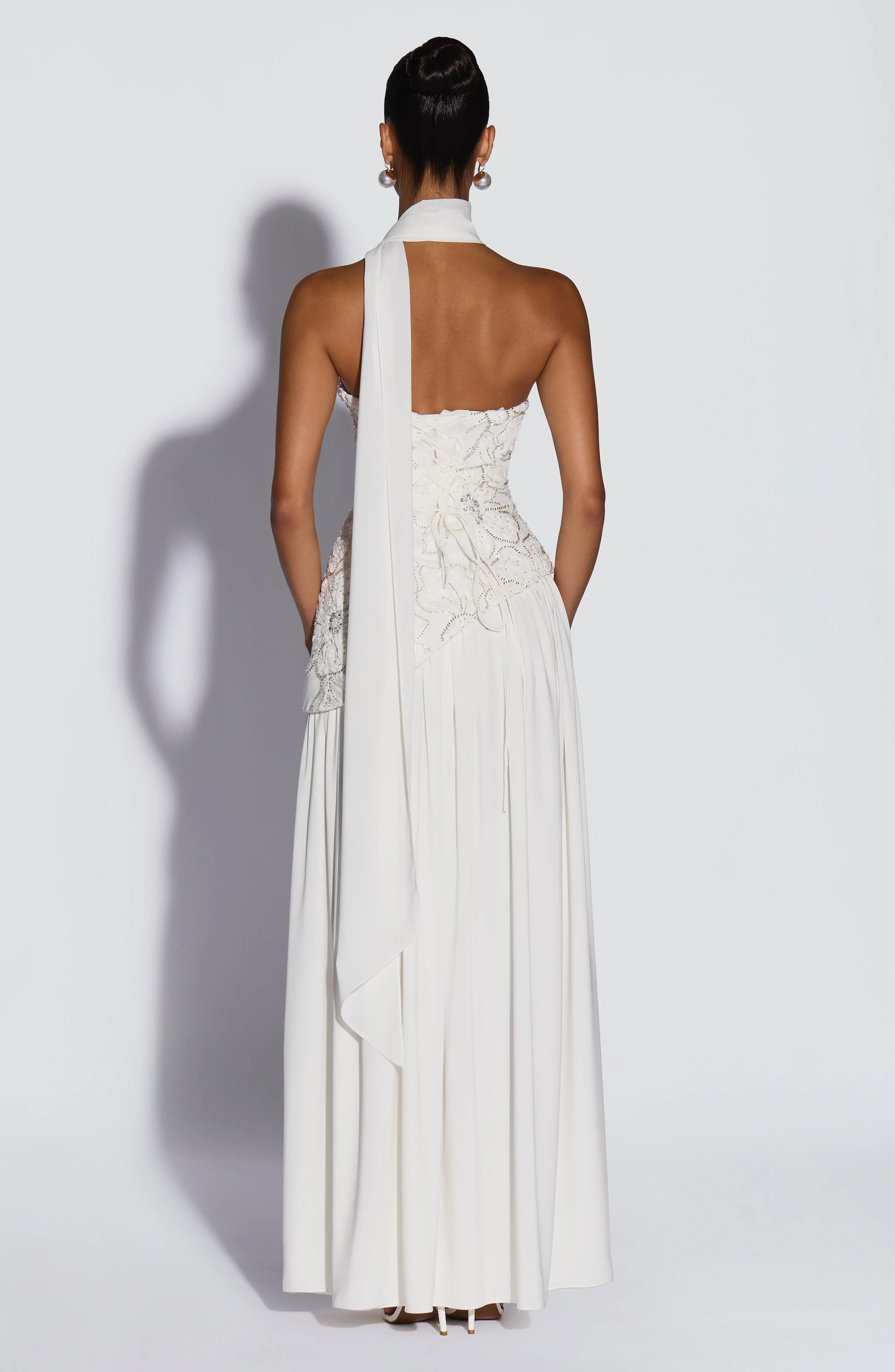 Anneliese Maxi Dress - Ivory - Image 5
