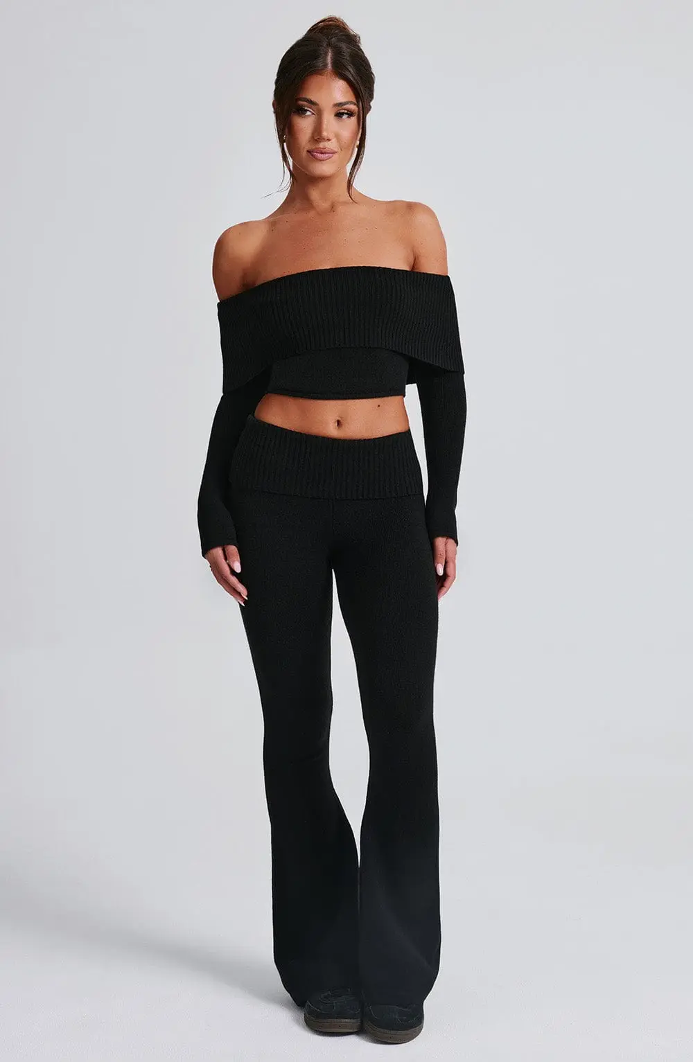 Portia Knit Top - Black - Image 6