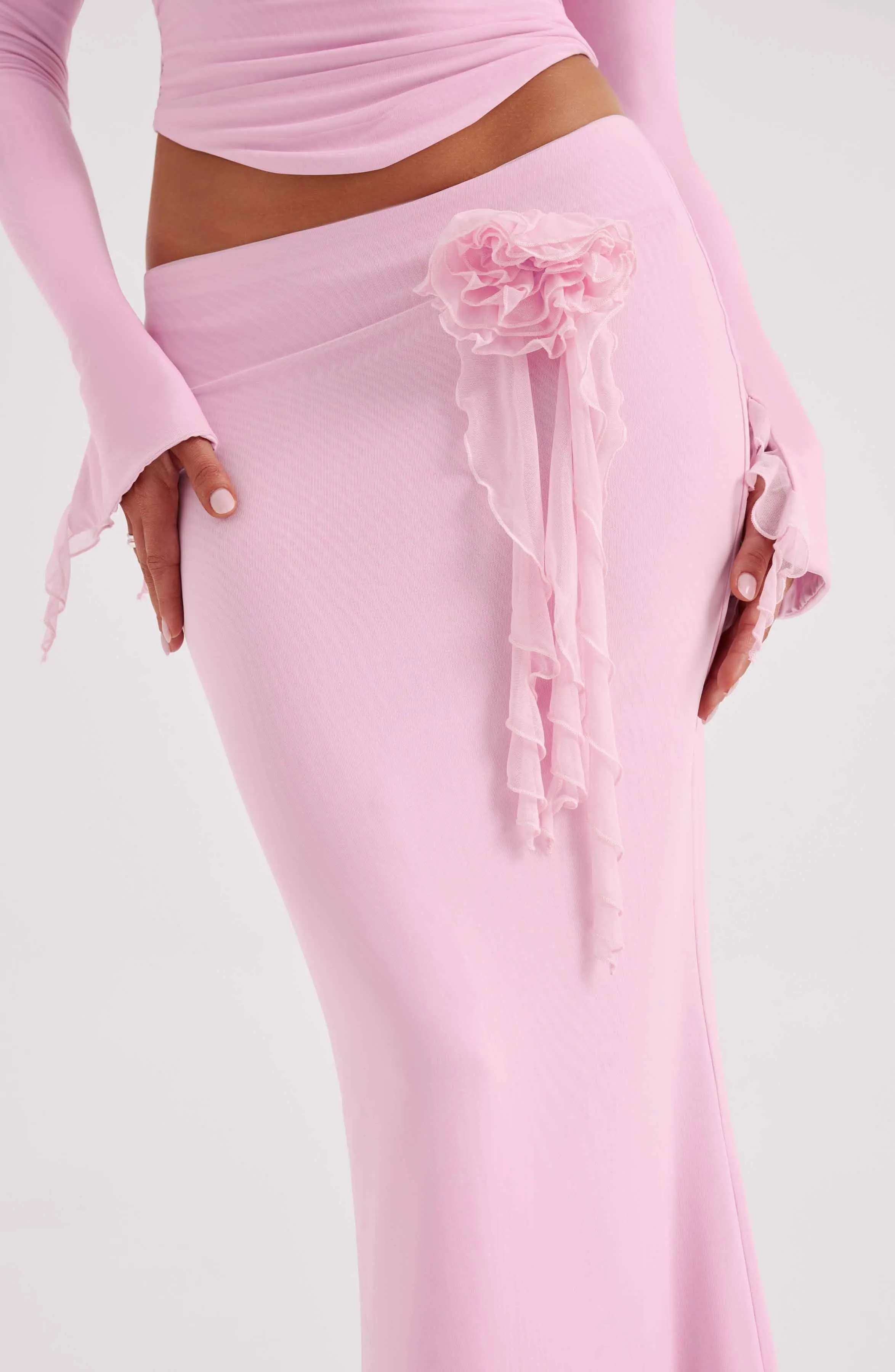 Deema Maxi Skirt - Pink - Image 7