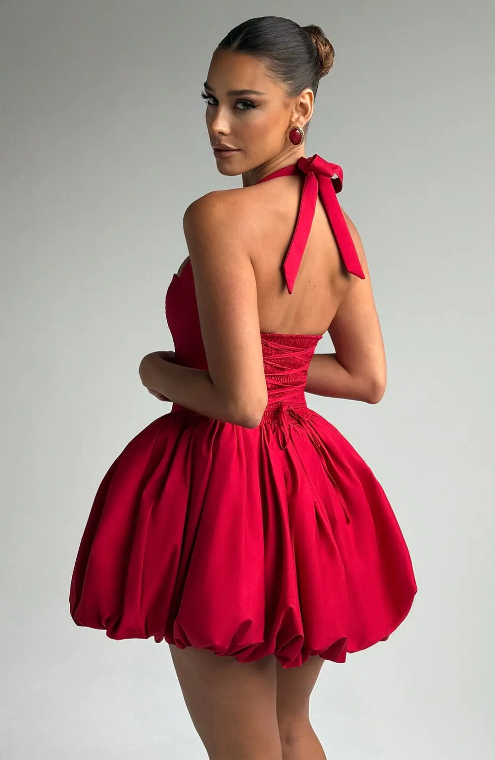 Maricia Mini Dress - Red - Image 5