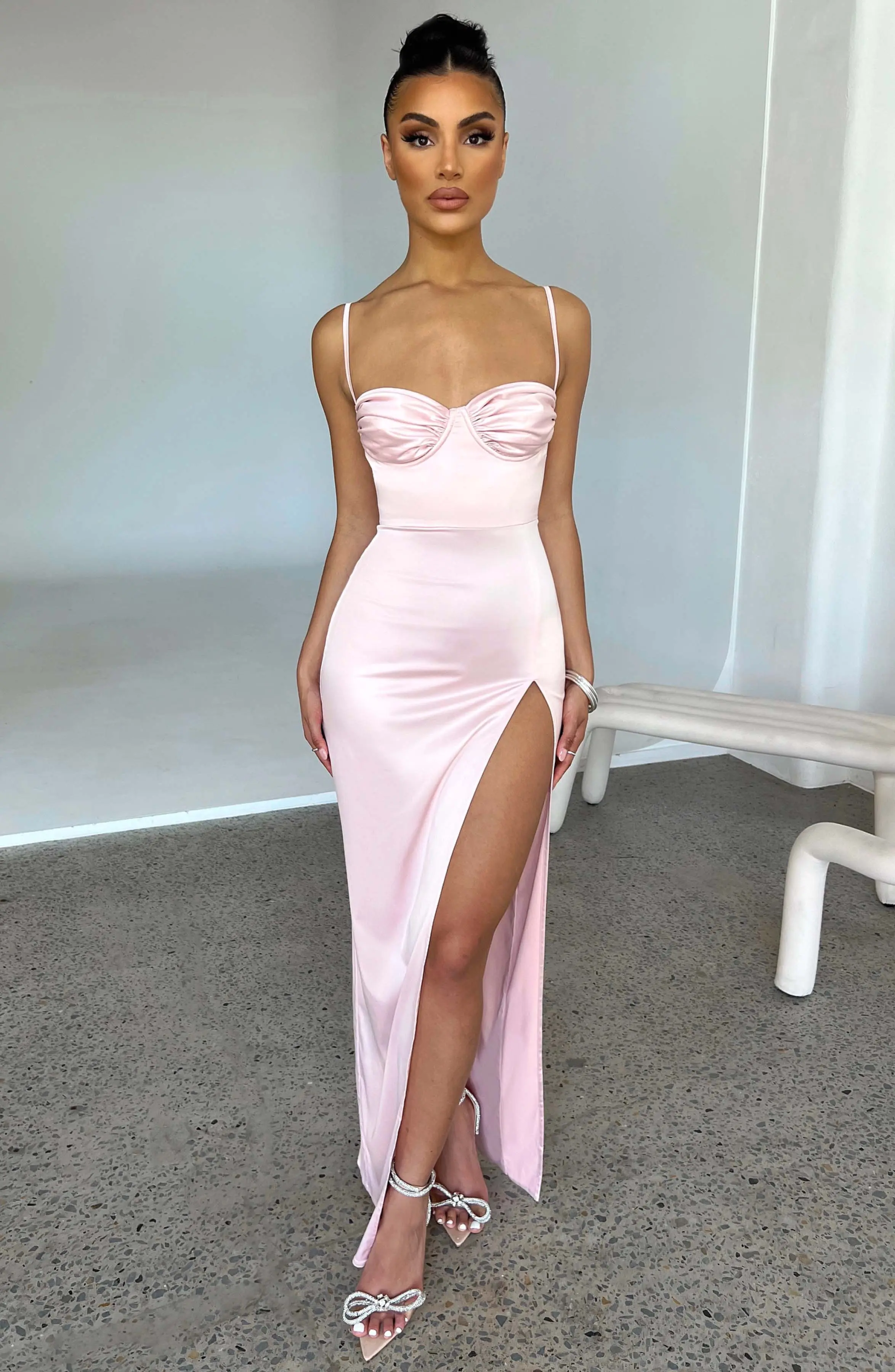 Alora Maxi Dress - Blush - Image 5