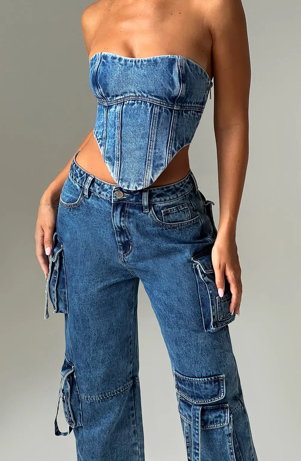 Yasie Corset - Dark Wash - Image 7
