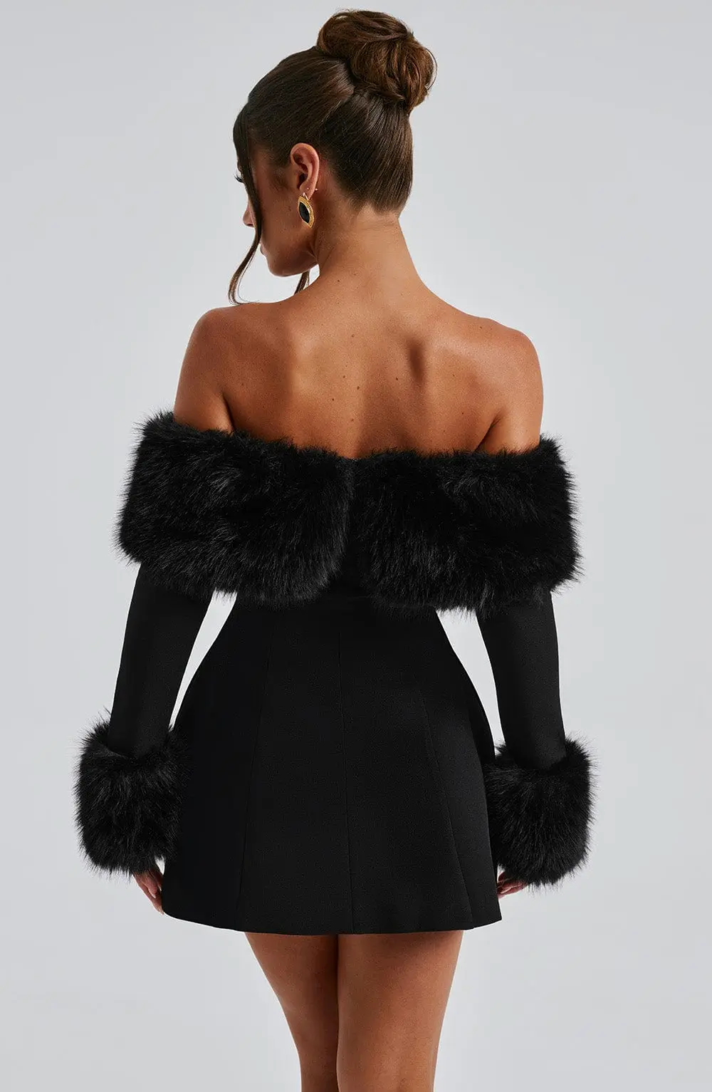 Villanelle Mini Dress - Black - Image 3