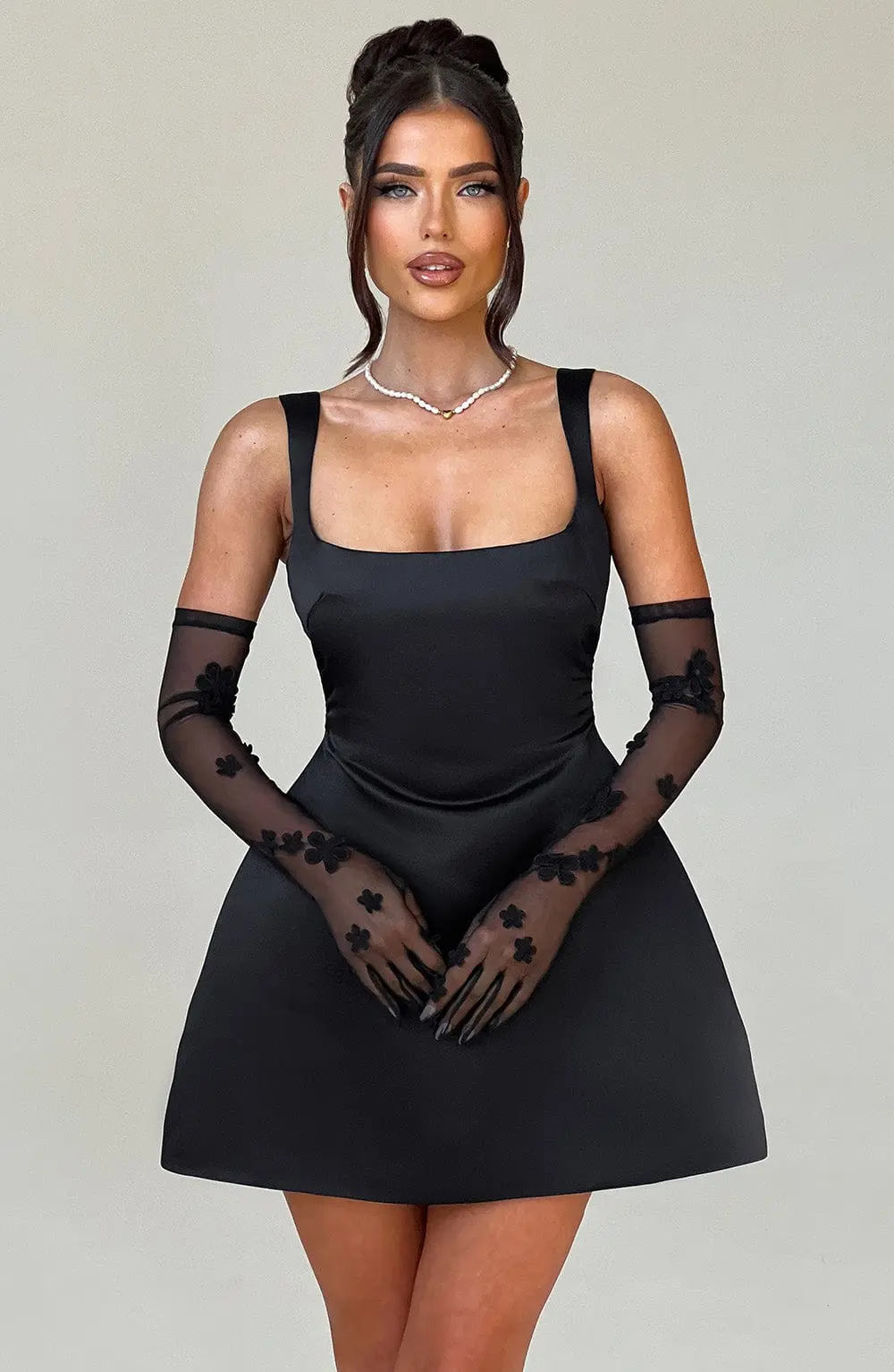 Sofie Mini Dress - Black - Image 2
