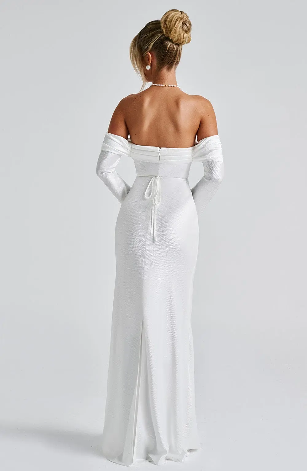 Selene Maxi Dress - Ivory - Image 13