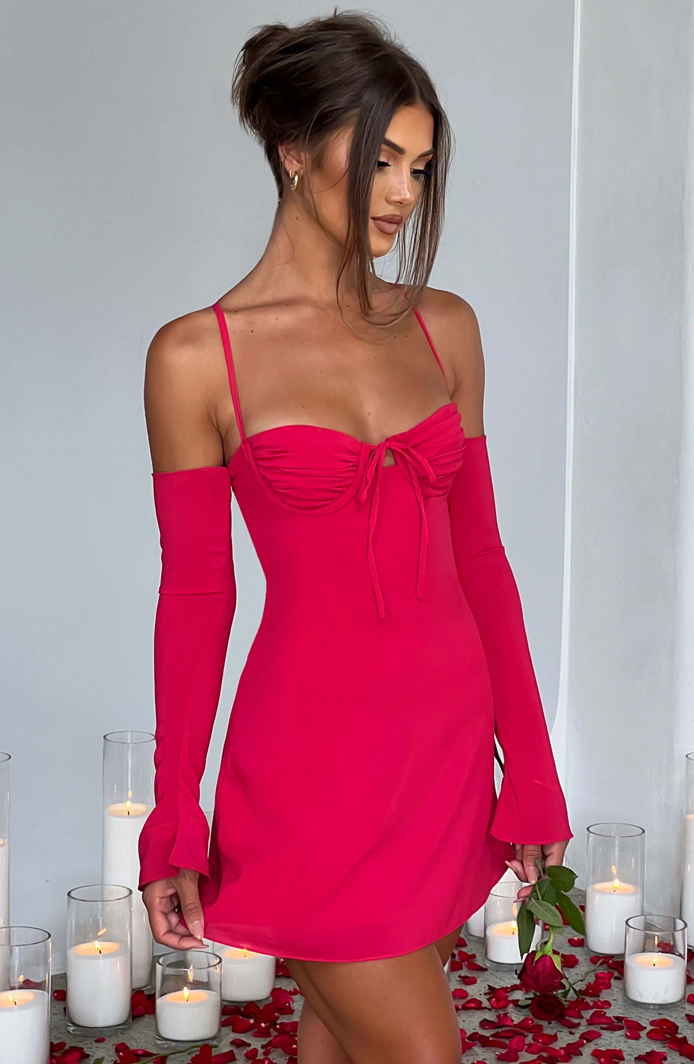 Fiona Mini Dress - Pink - Image 10