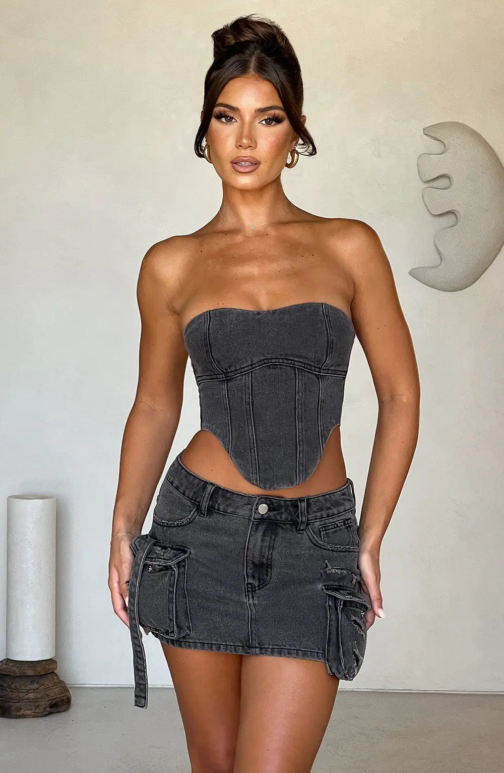 Yasie Corset - Black - Image 9