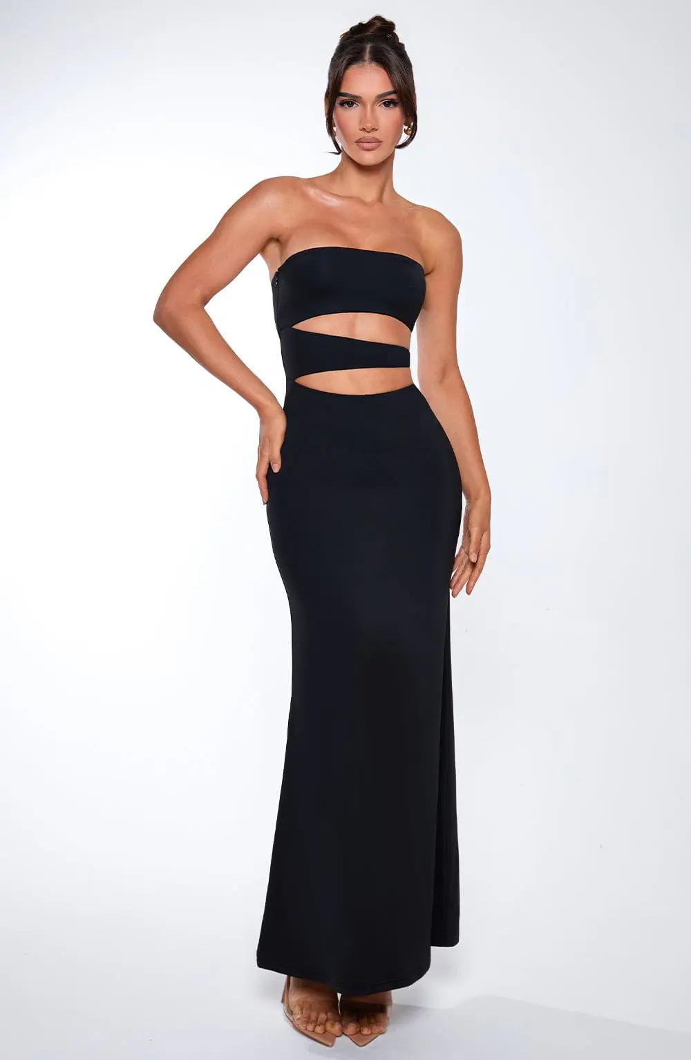 Milia Maxi Dress - Black - Image 8
